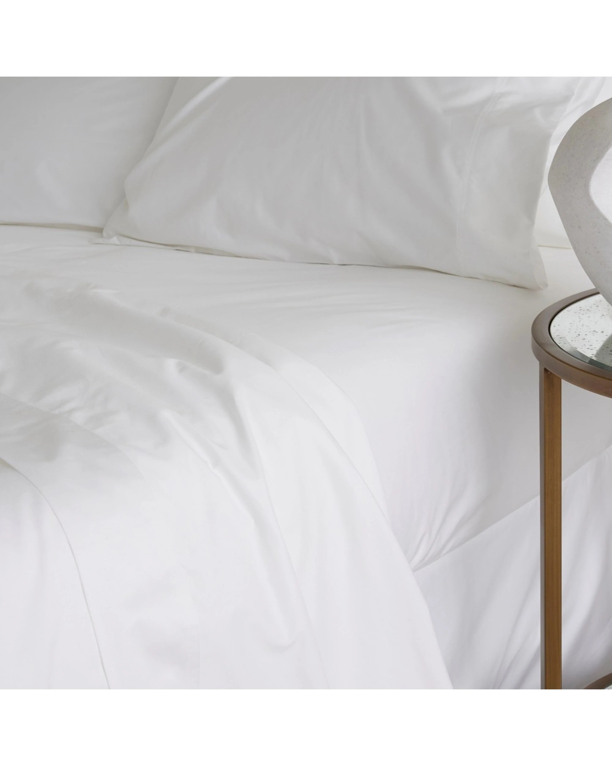 2 Bedding co Sheet Set 1200TC Egyptian Cotton - Double Bed - White, 2 of 5