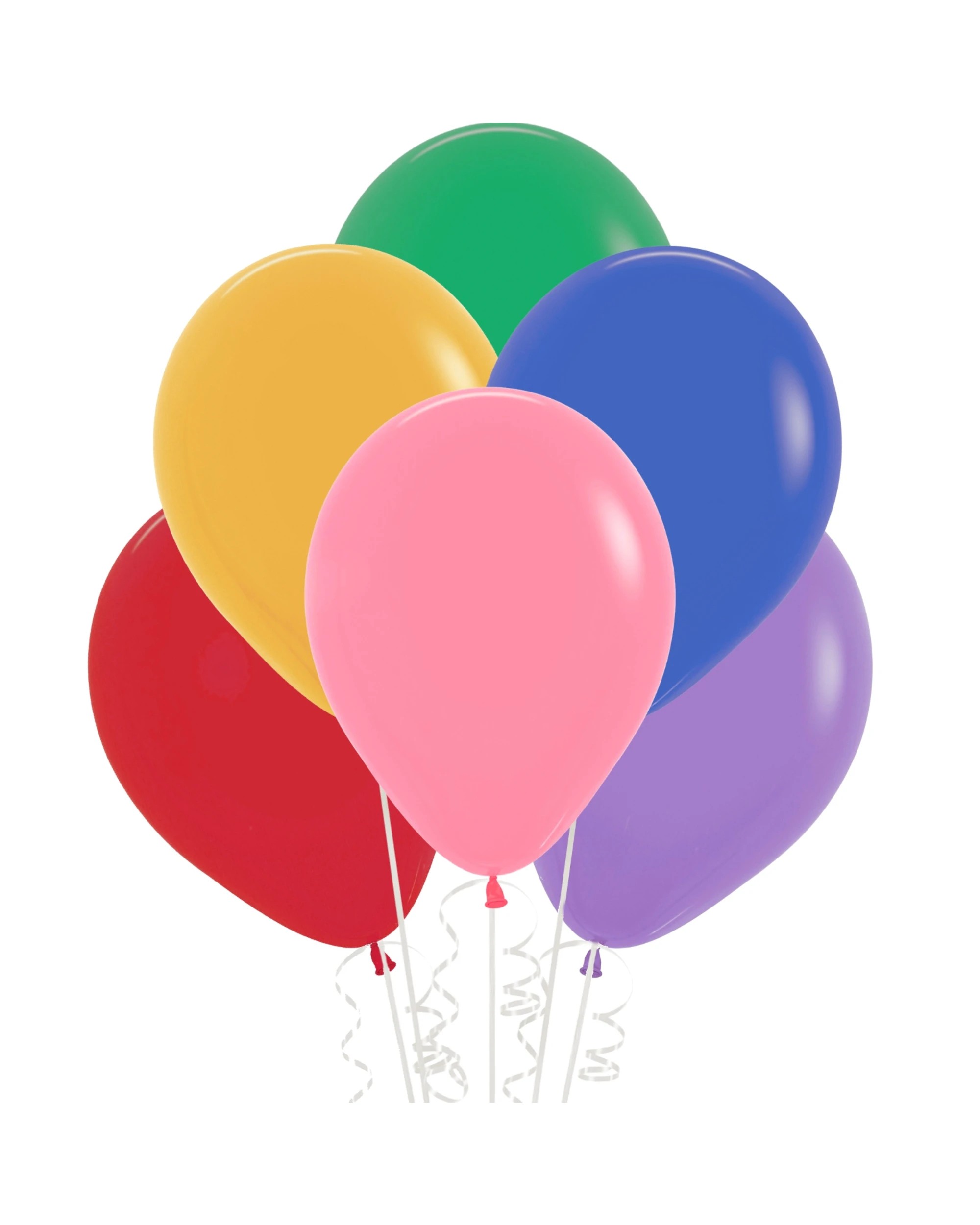 1 Meteor Mixed Bright Coloured Latex Balloons 30cm Pack of 100 - Multi, 1 of 4