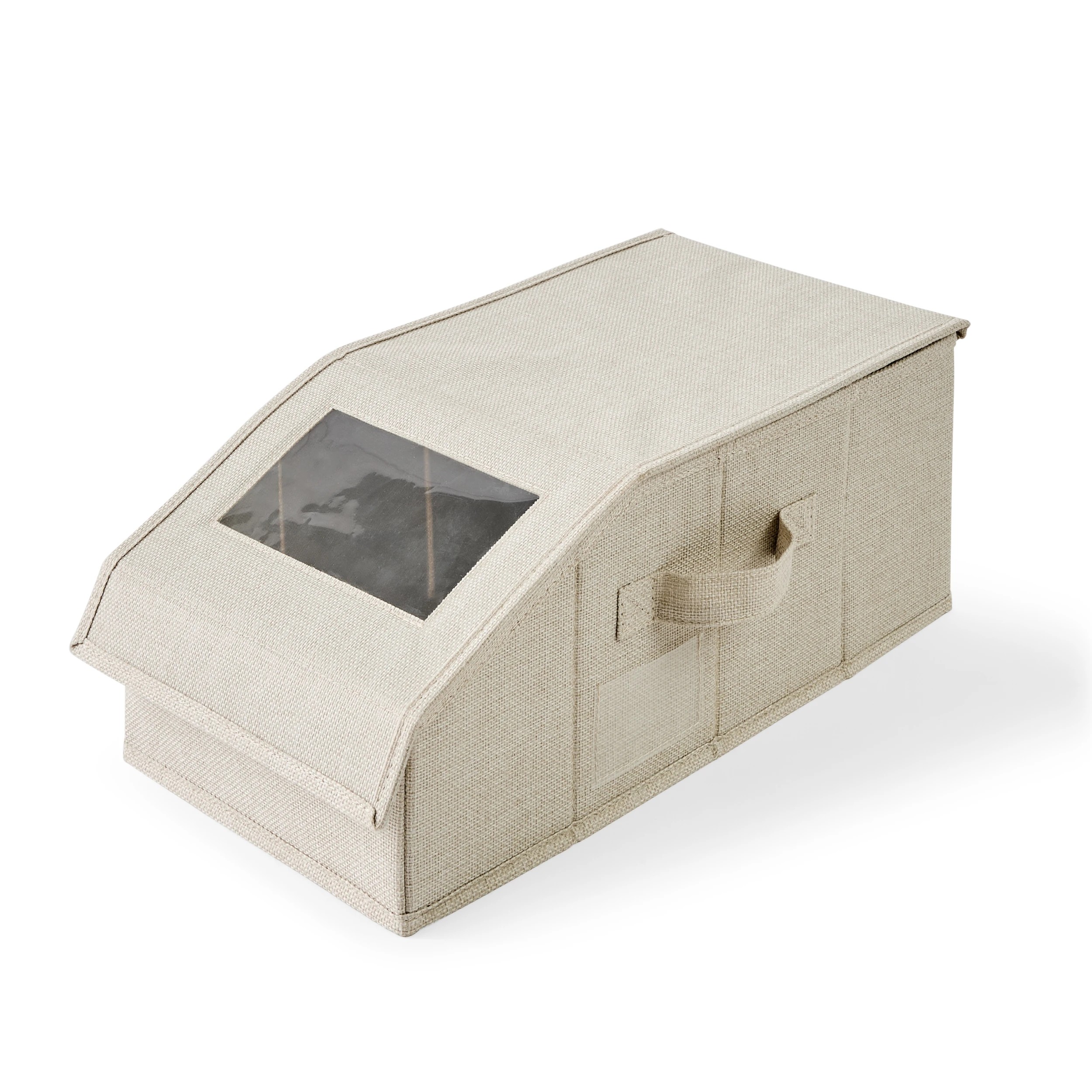 4 Linen Look Accessory Storage Box, 4 of 8
