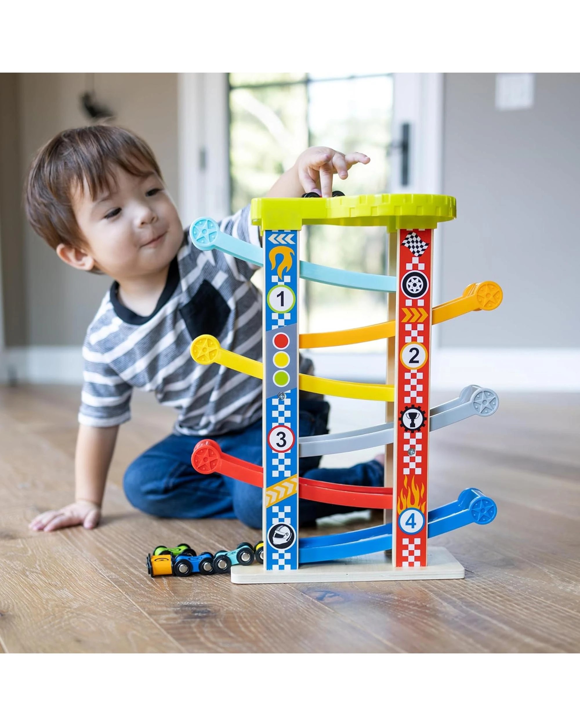 2 ZigZag Racetrack Fat Brain Toys, 2 of 5