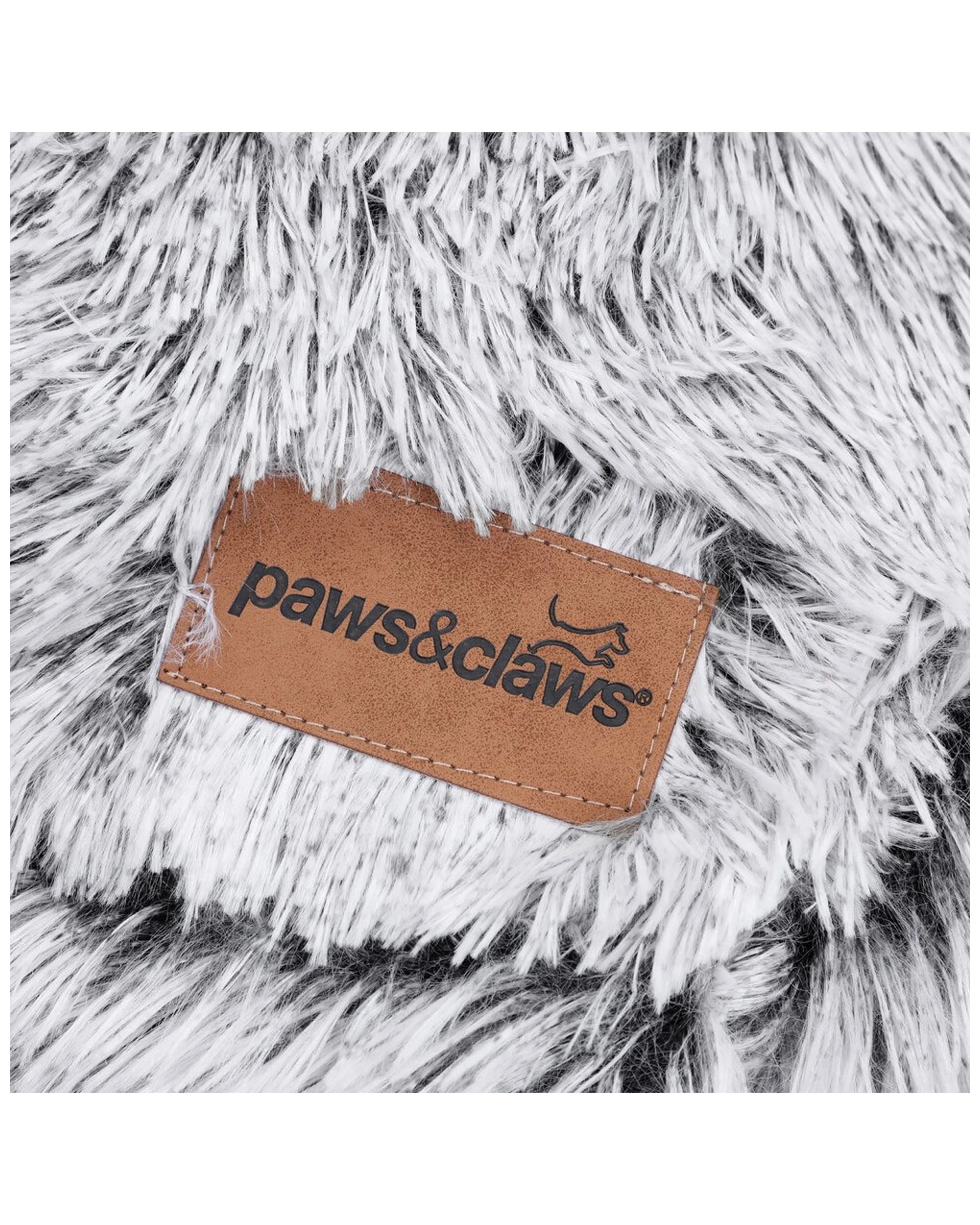 4 Paws And Claws 50cm Calming Plush Cat Snuggler Bed Grey Washable Non Slip Base
 - Grey, 4 of 4