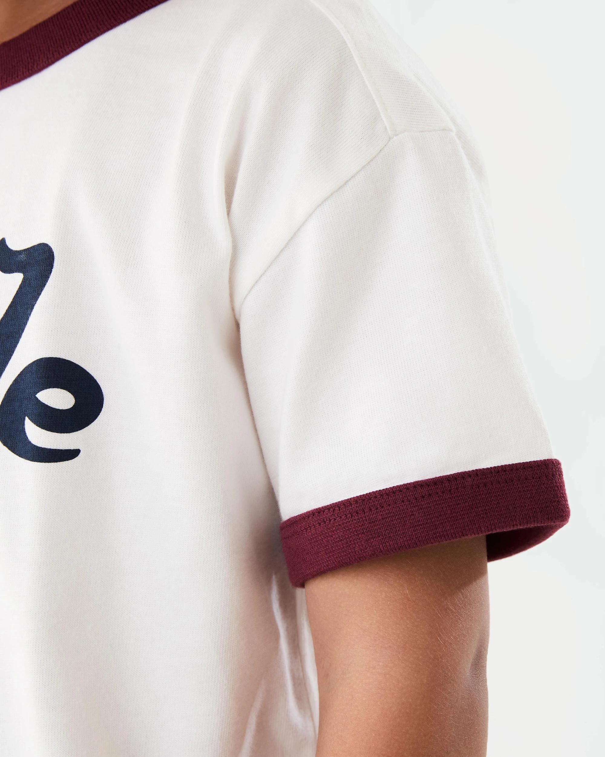 5 Chest Print T-shirt Wht Slogan, 5 of 8