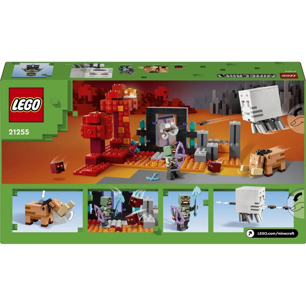 11 LEGO Minecraft The Nether Portal Ambush 21255, 11 of 11