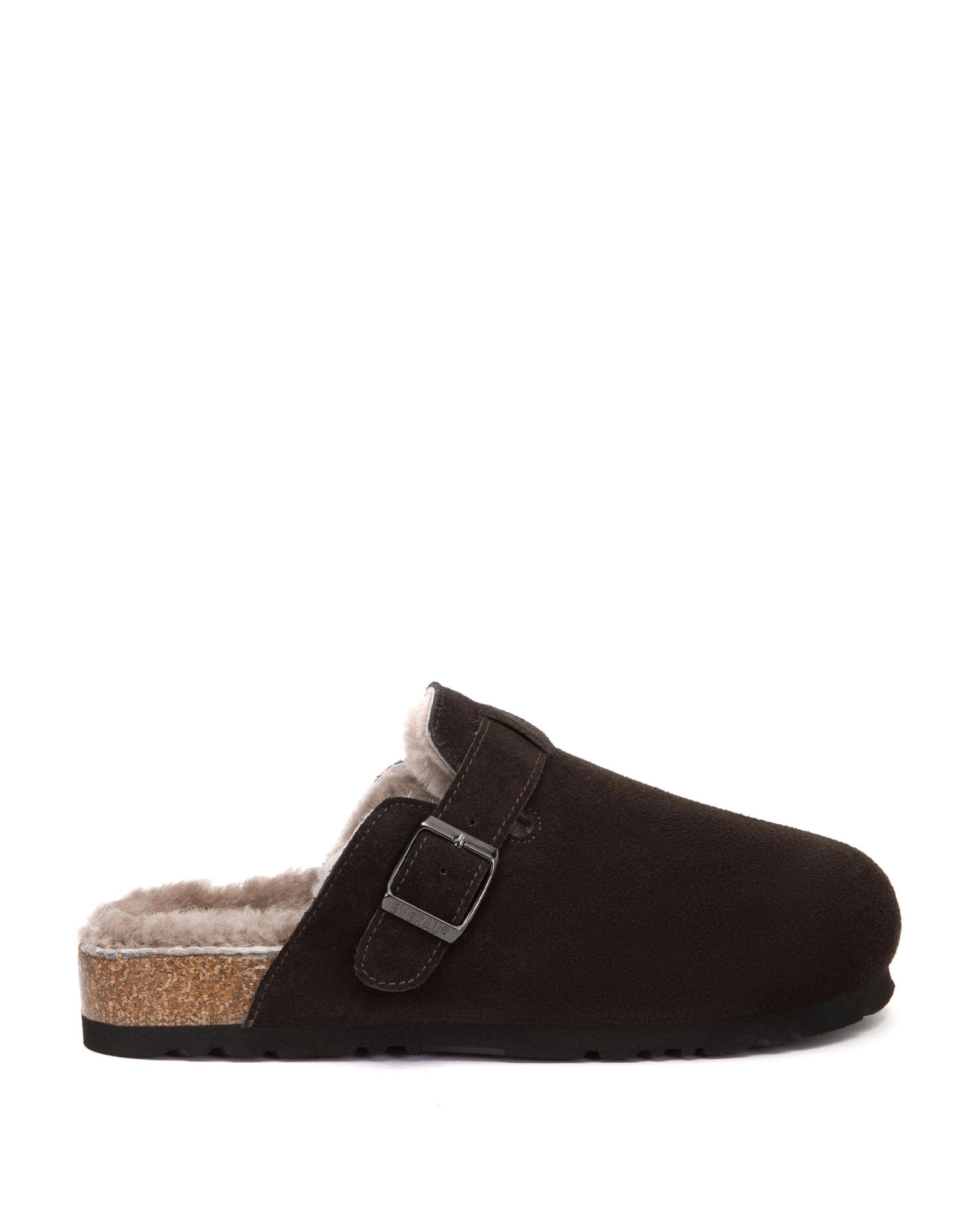 1 Everau Womens Hazco Clogs CHOCOLATE, 1 of 5