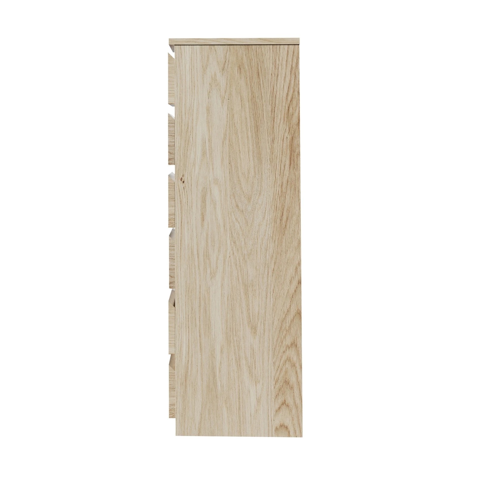 8 Oikiture 6 Chest Of Drawers Tallboy Dresser Table Storage Cabinet
 - Natural, 8 of 10