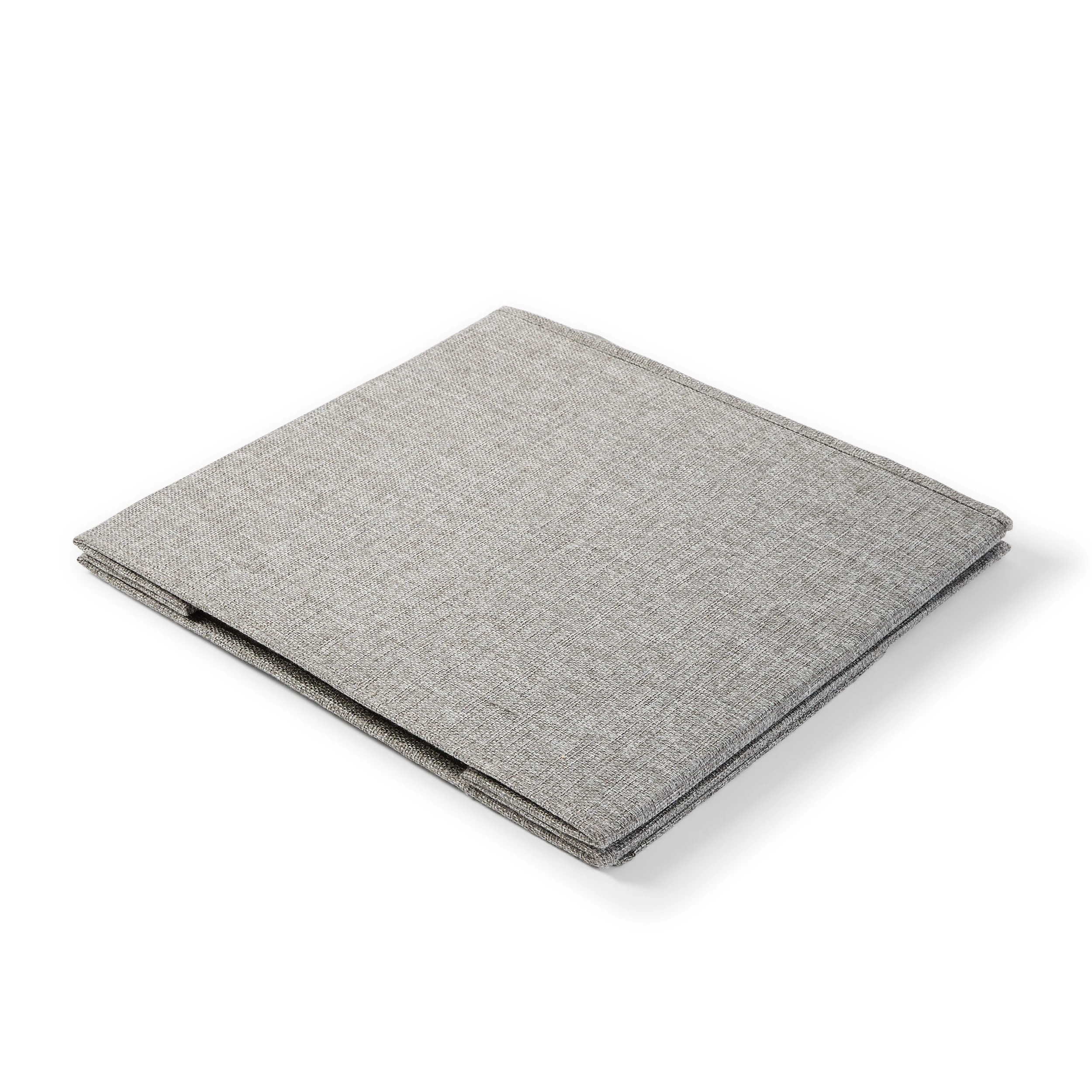 8 Linen Look Clothing Storage Box - Charcoal, 8 of 8