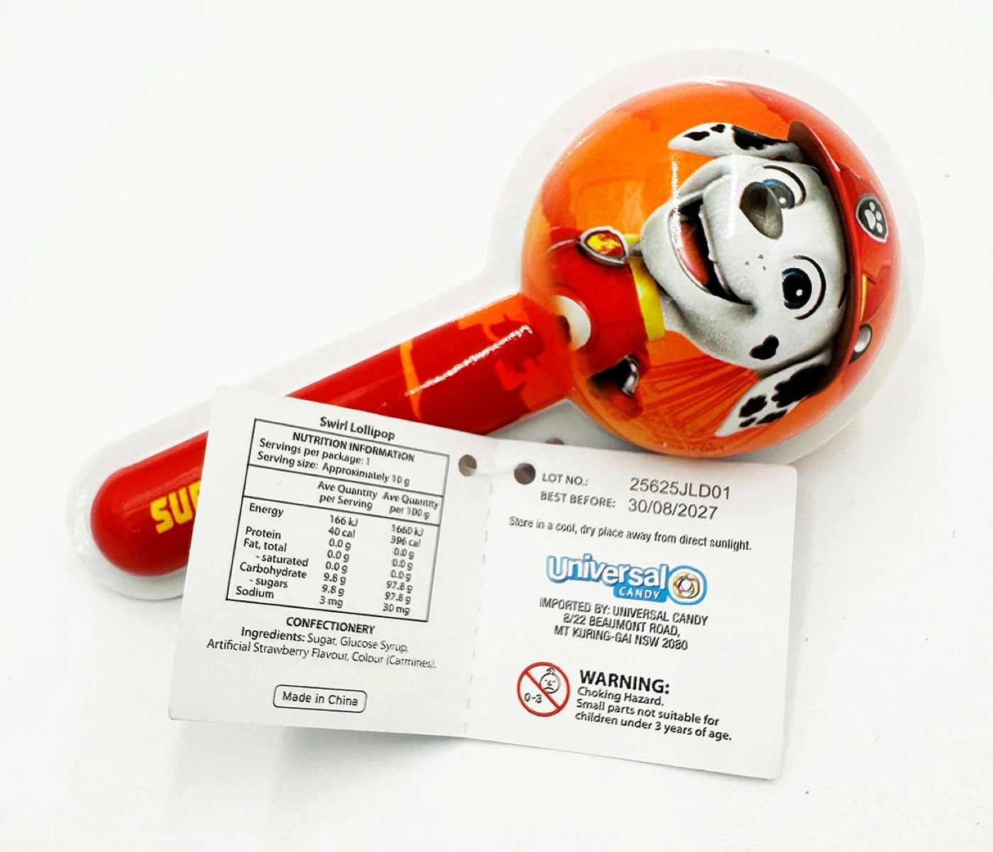 5 PAW Patrol Surprise Pop 10g - Assorted, 5 of 5