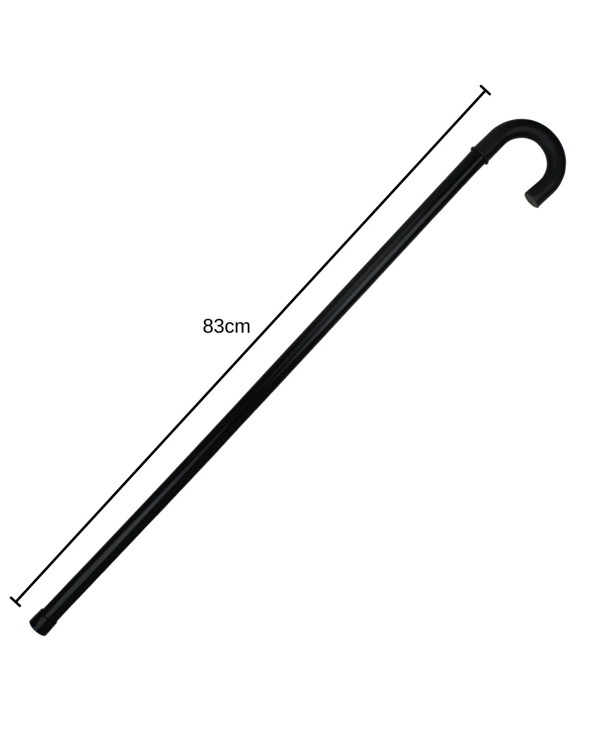 2 Partyrama Plastic Black Walking Cane, 2 of 2