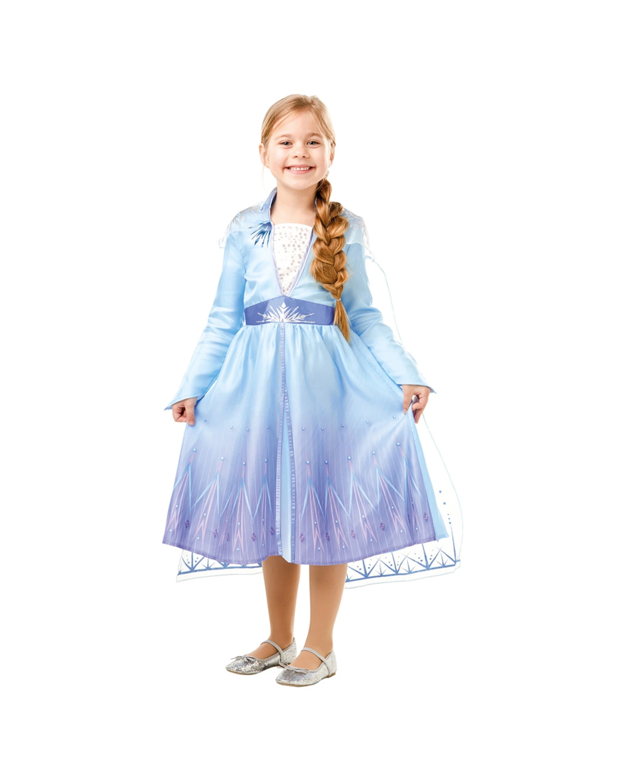 1 Disney Elsa Frozen 2 Classic Costume Party Dress Up Kids - Blue, 1 of 3