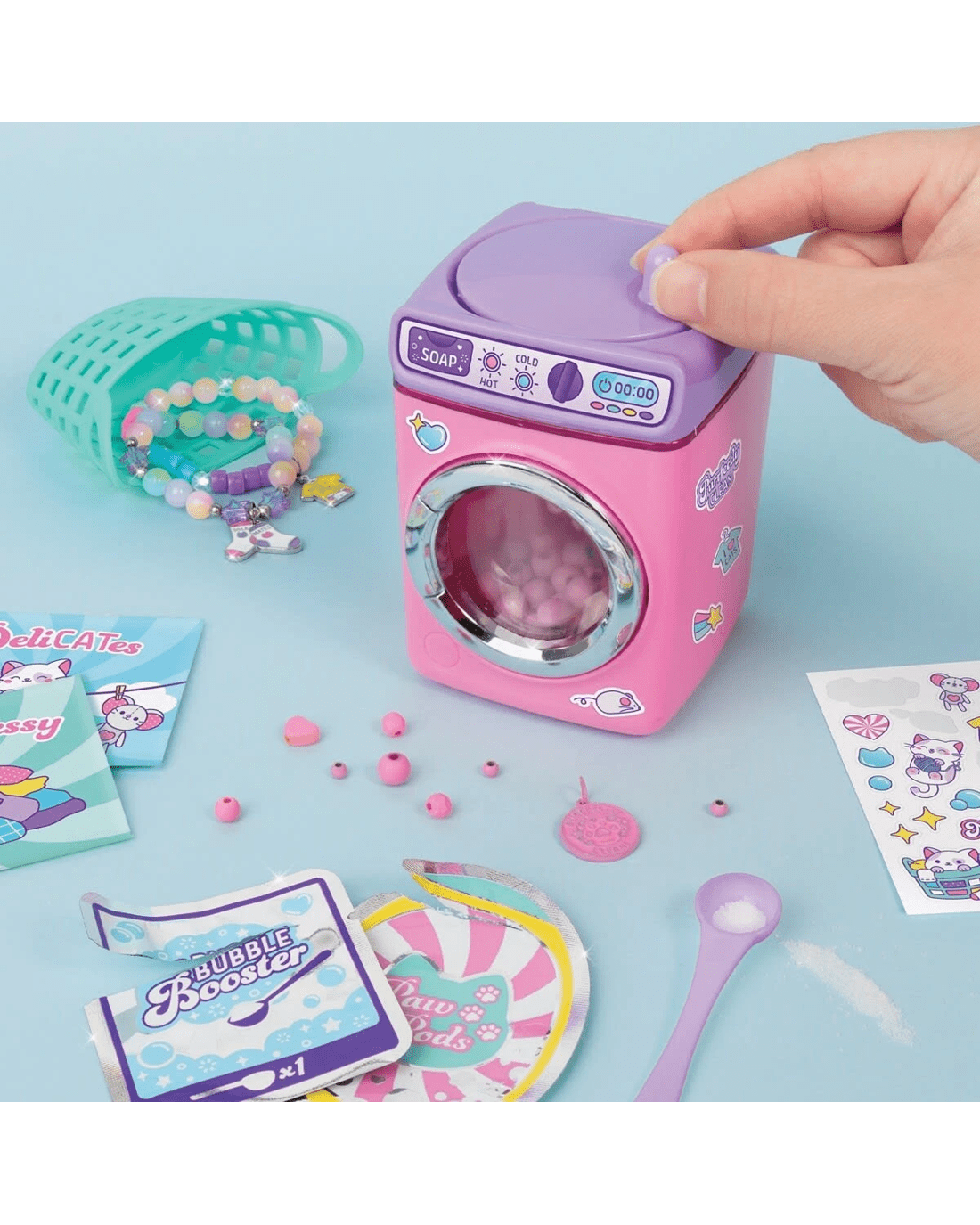 4 141 Piece Make It Real Purr-fect Wash 'N Bead Bracelets Kit, 4 of 7