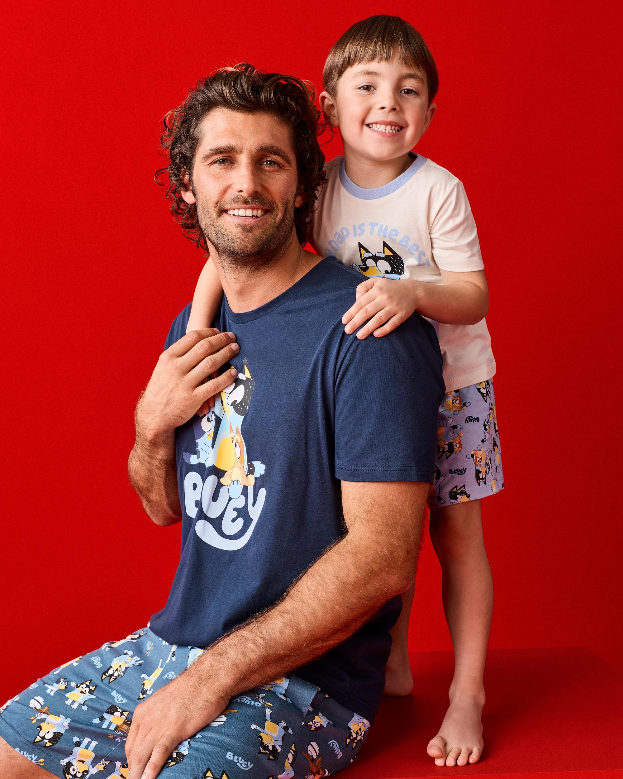 8 Family Matching Bluey Australian Cotton Pyjama Set BLUE BLUEY, 8 of 9