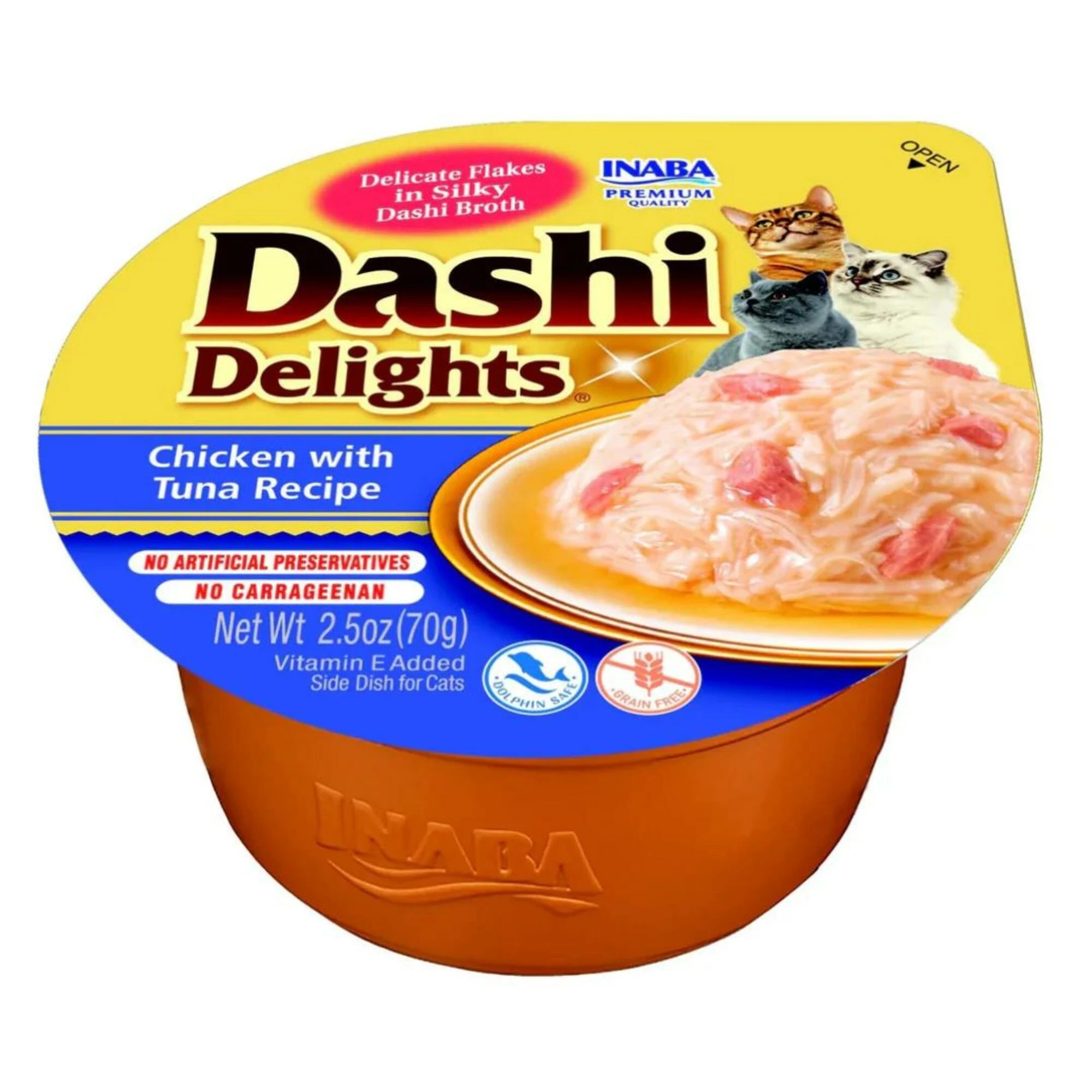 1 Inaba Dashi Delights Cup Chicken Tuna 70g 6pk, 1 of 4