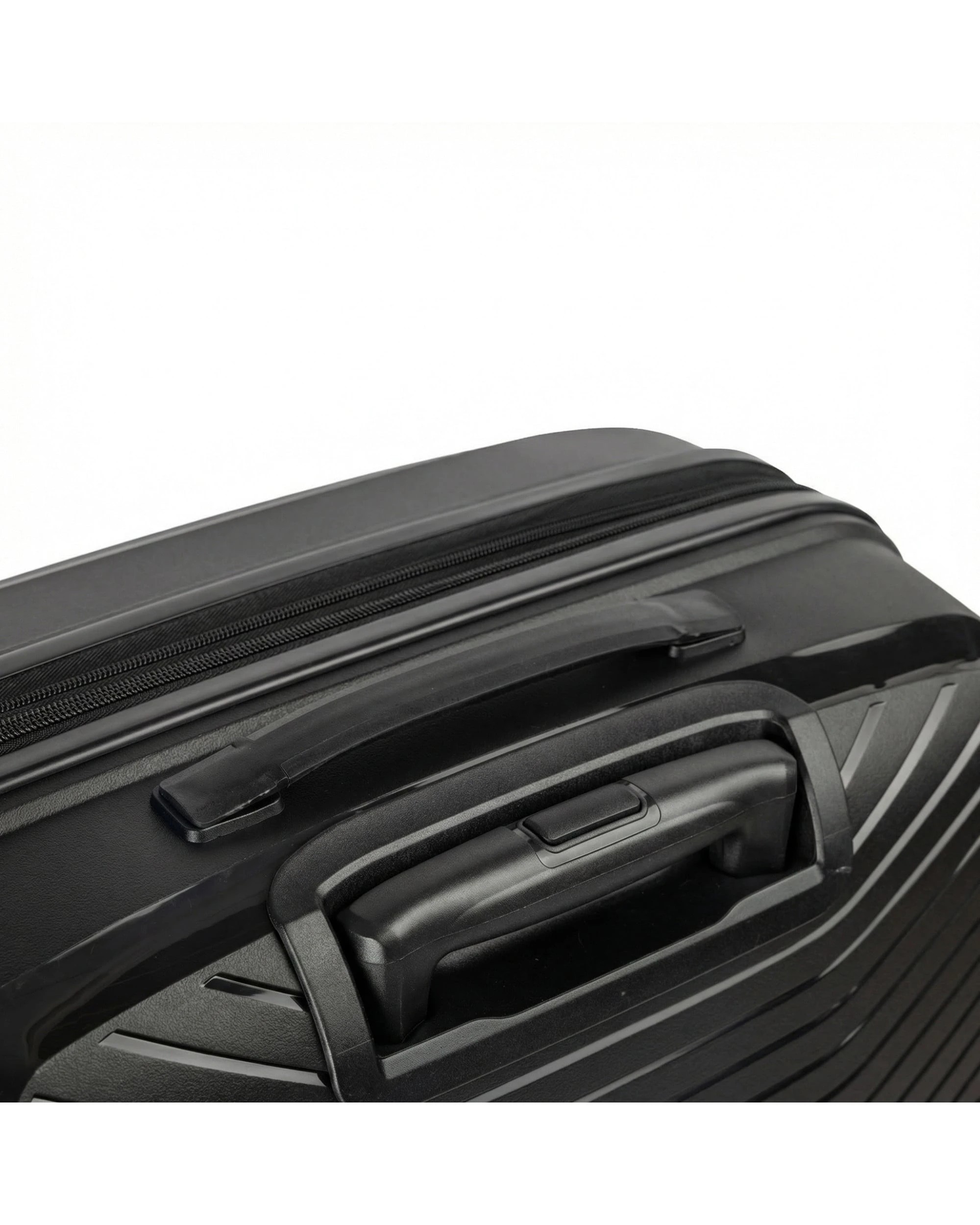 5 Olympus Astra 24in Lightweight Hard Shell Suitcase in Obsidian Black - Black, 5 of 7