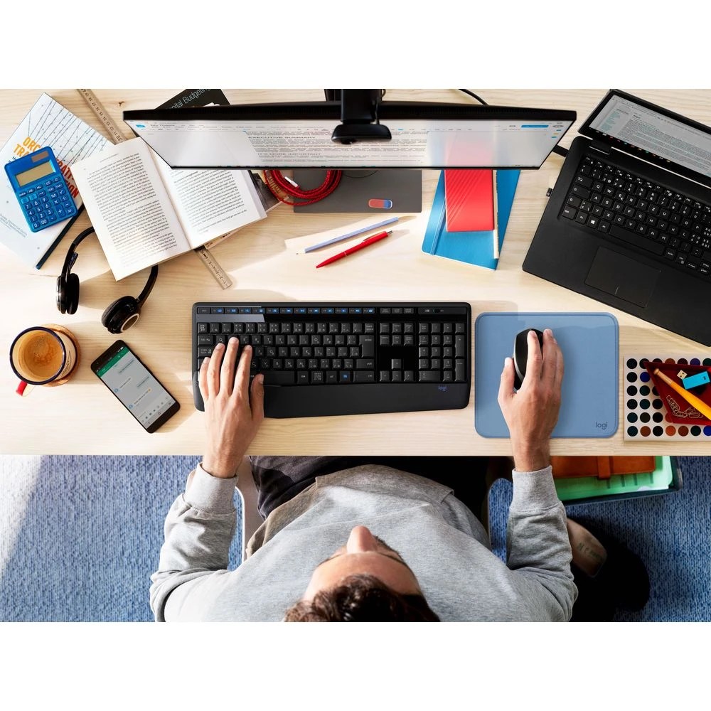 7 Logitech Mouse Pad Blue Grey, 7 of 8