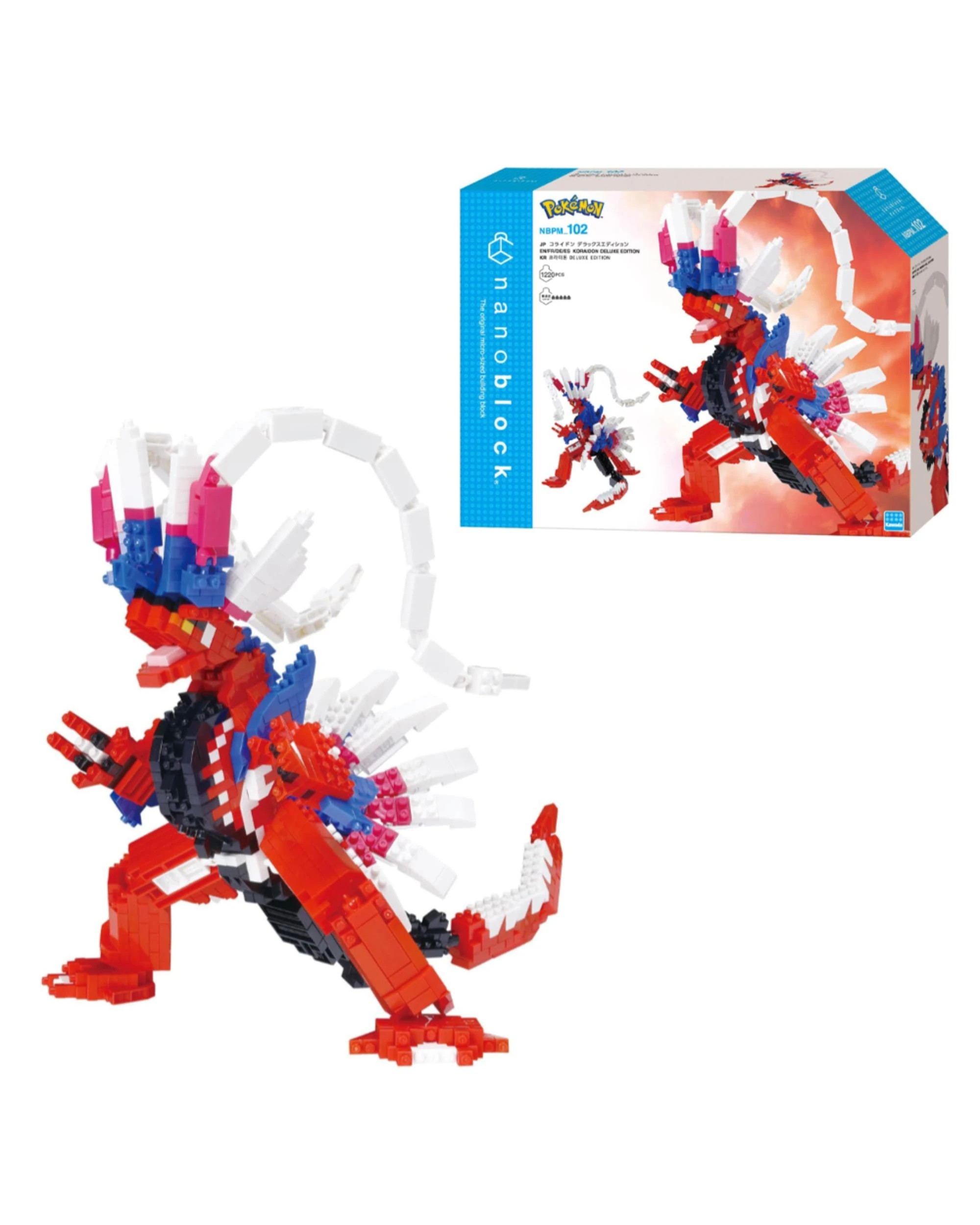 1 Kawada Nanoblock Pokemon DX Koraidon, 1 of 7