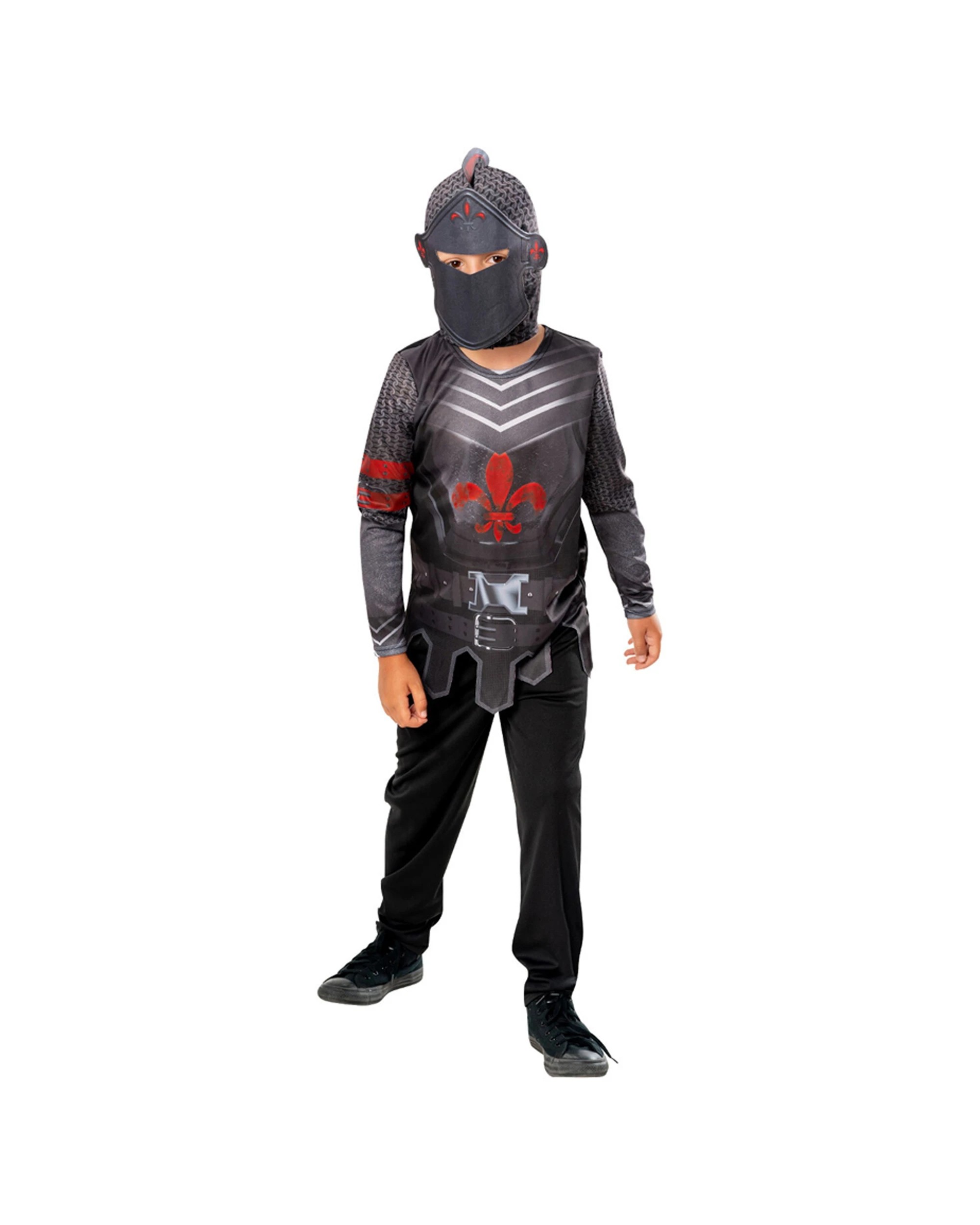 1 Rubies Knight Costume Party Dress-Up Kids S - Black, 1 of 3