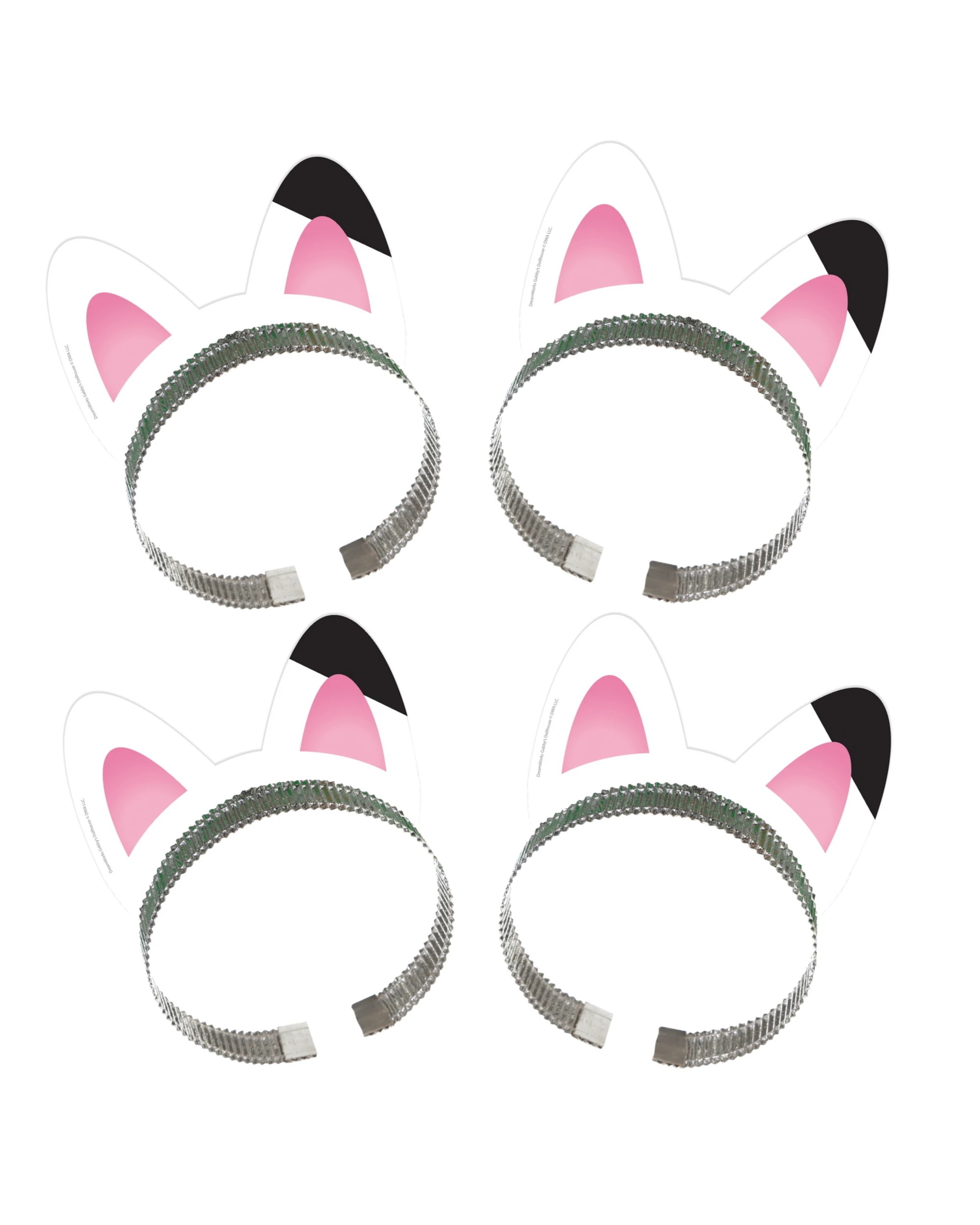 1 Gabby's Dollhouse Gabby's Dollhouse Cat Ear Headbands Pack of 8, 1 of 1