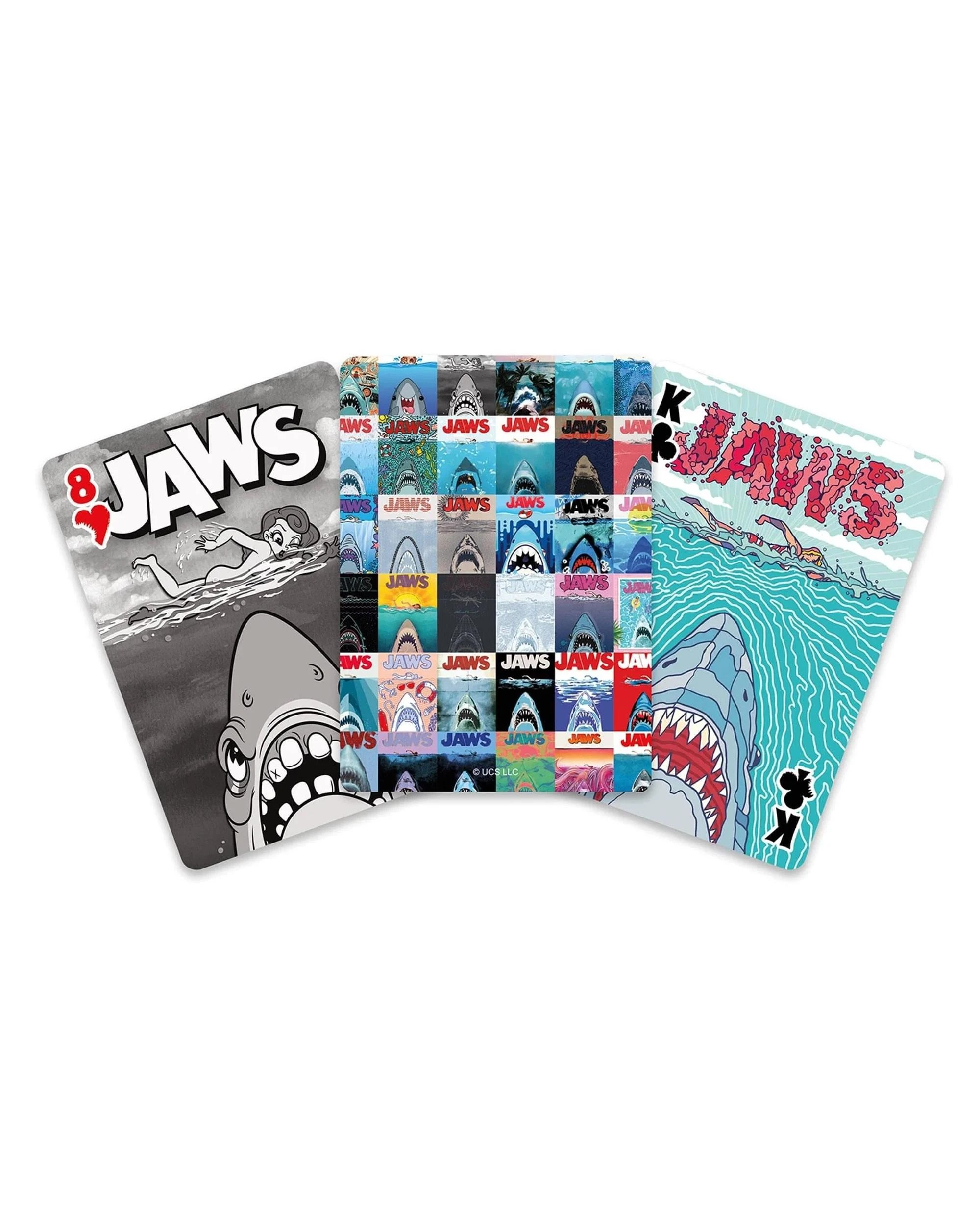 3 Aquarius Jaws 50th Anniversary Premium VHS Tape Playing Cards, 3 of 5