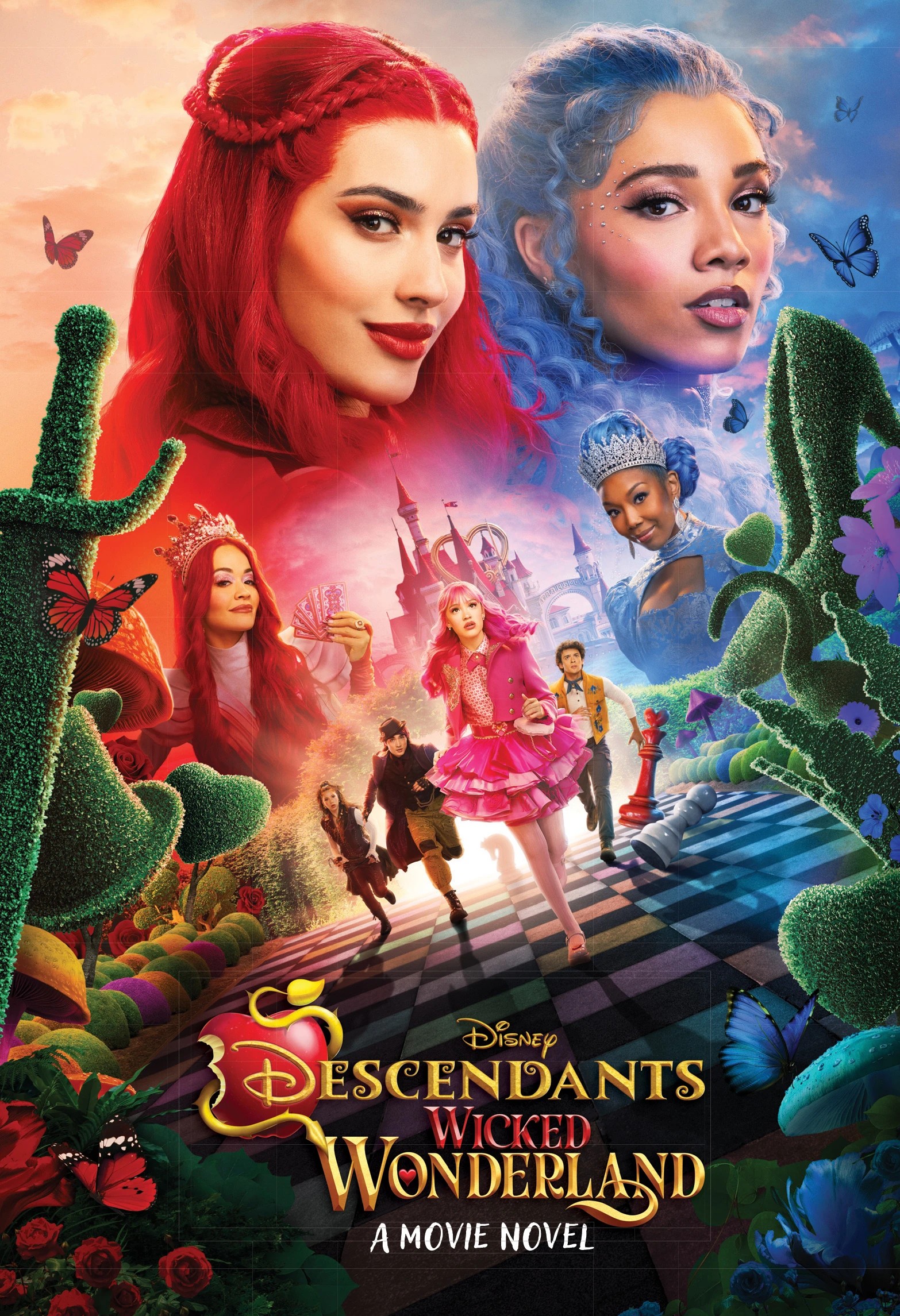 1 Disney Descendants: Wicked Wonderland A Movie Novel - Book, 1 of 6