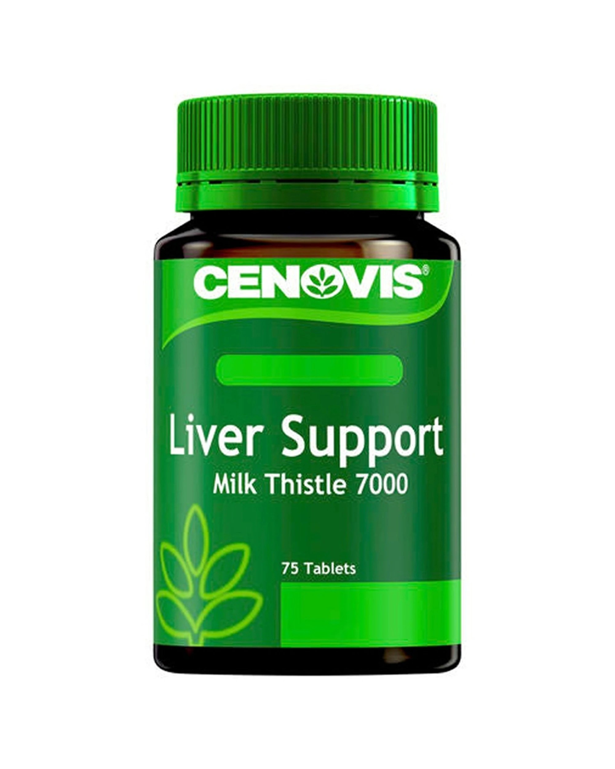 1 Cenovis 75pc Liver Support Milk Thistle 7000mg Supplement Tablets High Strength, 1 of 5