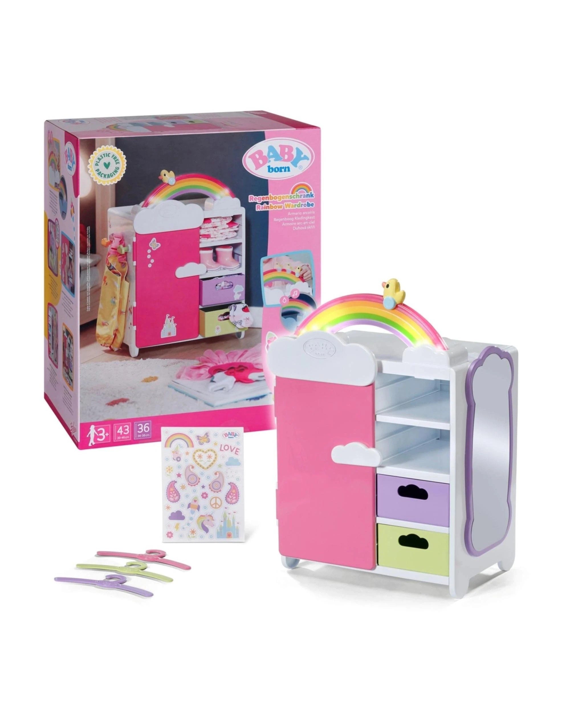 1 Baby Born Rainbow Wardrobe, 1 of 9