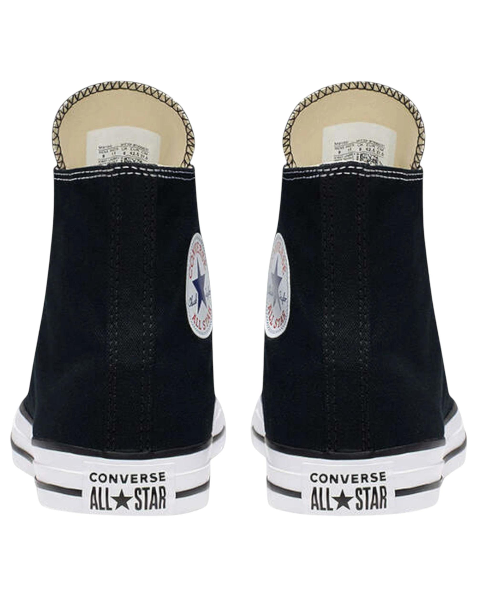 6 Converse Mens Chuck Taylor All Star Black Hi Top Lace Up Casual Shoe BLACK, 6 of 7