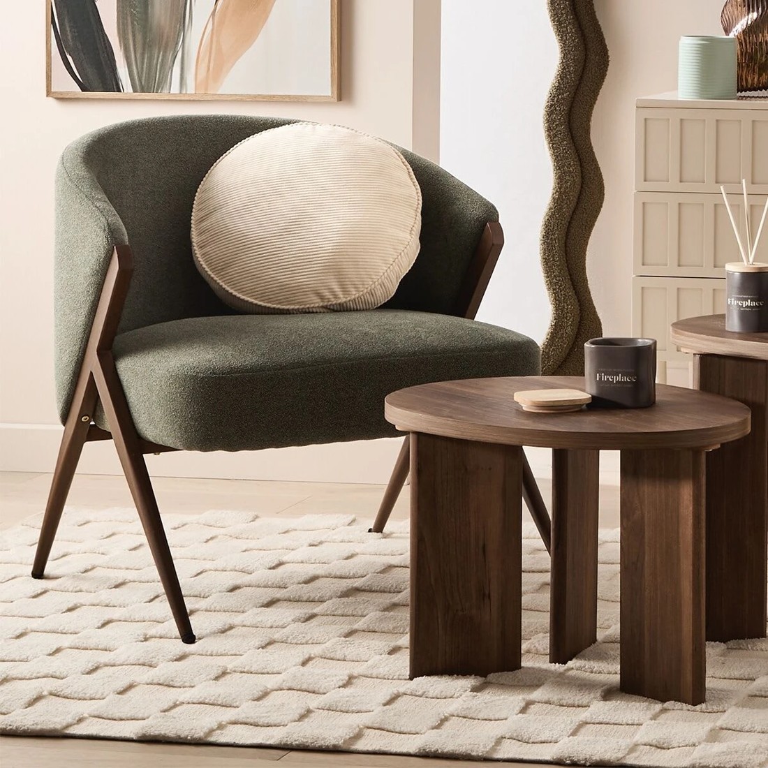 8 Check Rug - Natural, Medium - 180cm x 133cm, 8 of 8