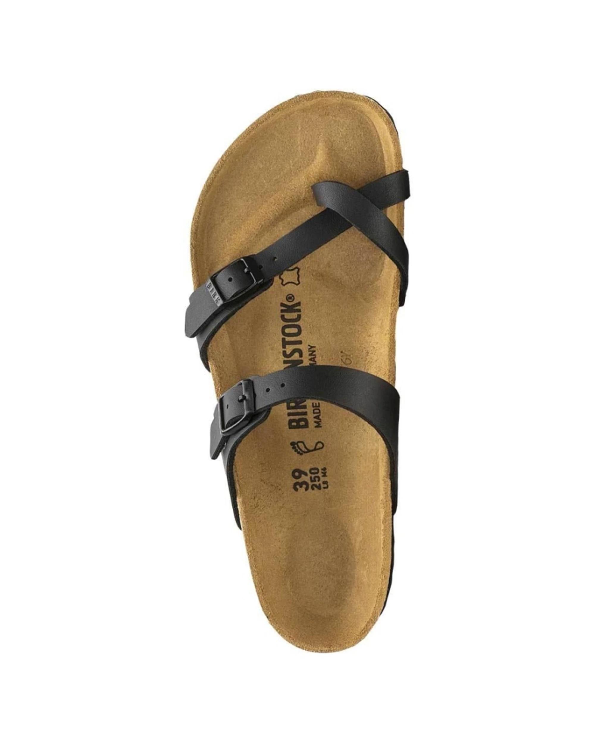 1 Birkenstock Mayari Birko-Flor Sandals Narrow Width BLACK, 1 of 4