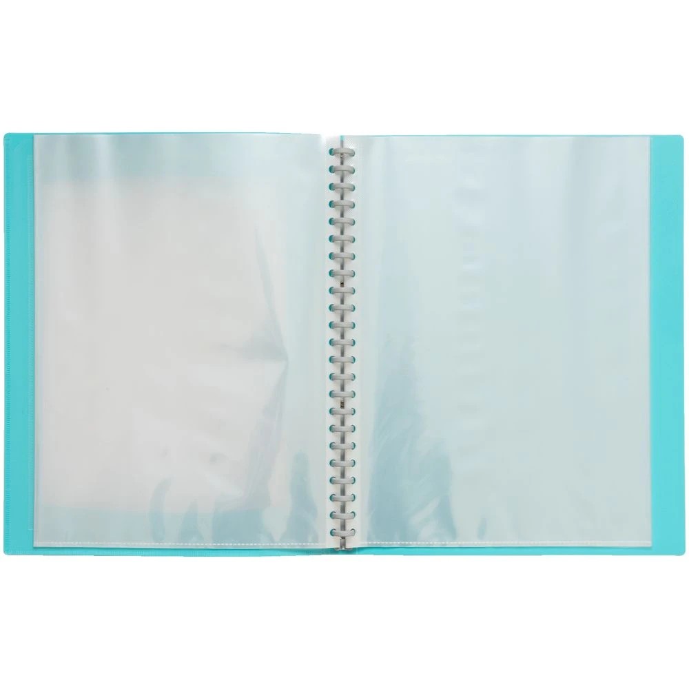 2 ColourHide Insert Cover Display Book 20 Sheets Aqua, 2 of 2