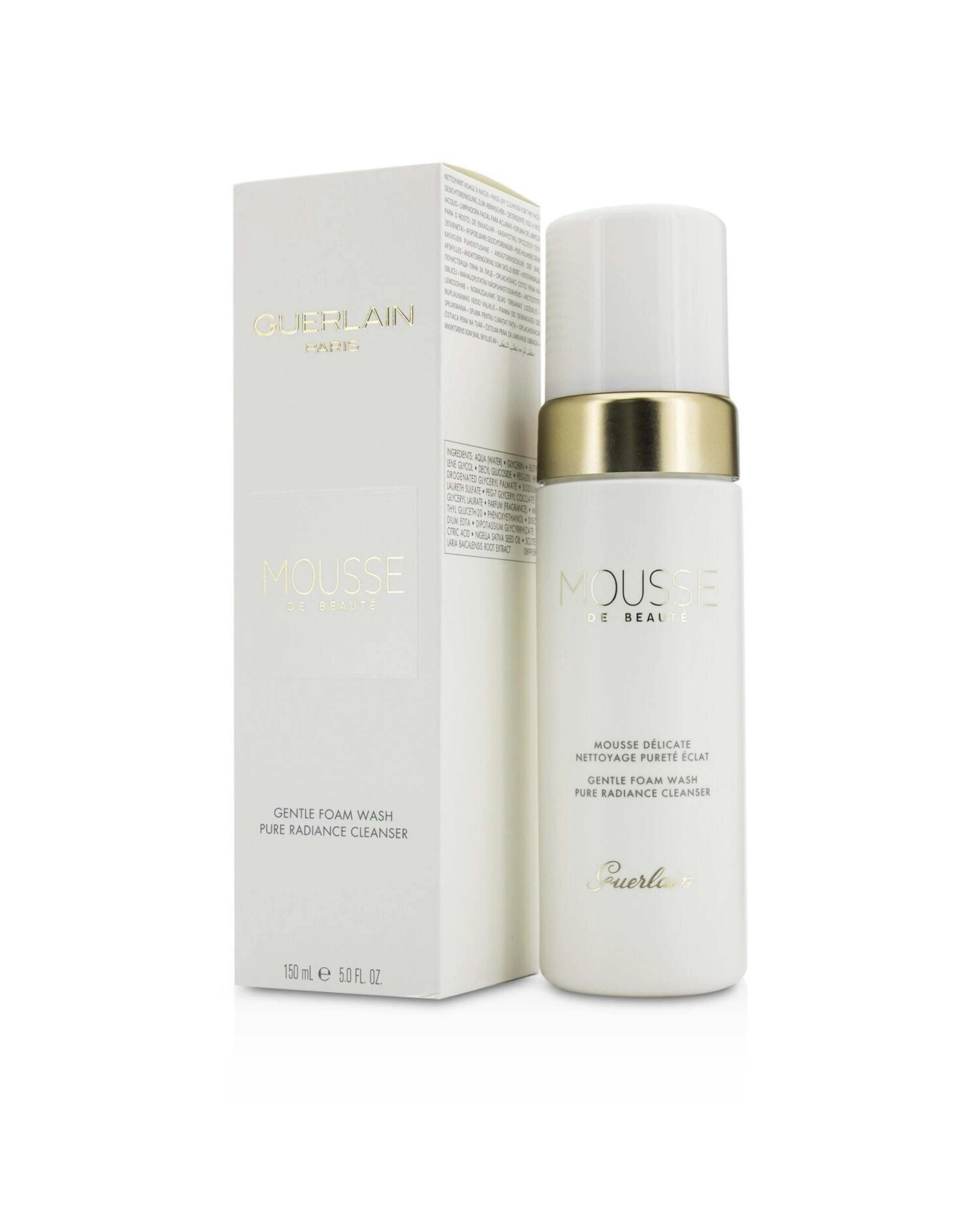 1 Guerlain Pure Radiance Cleanser - Mousse De Beaute Gentle Foam Wash  150ml/5oz, 1 of 3