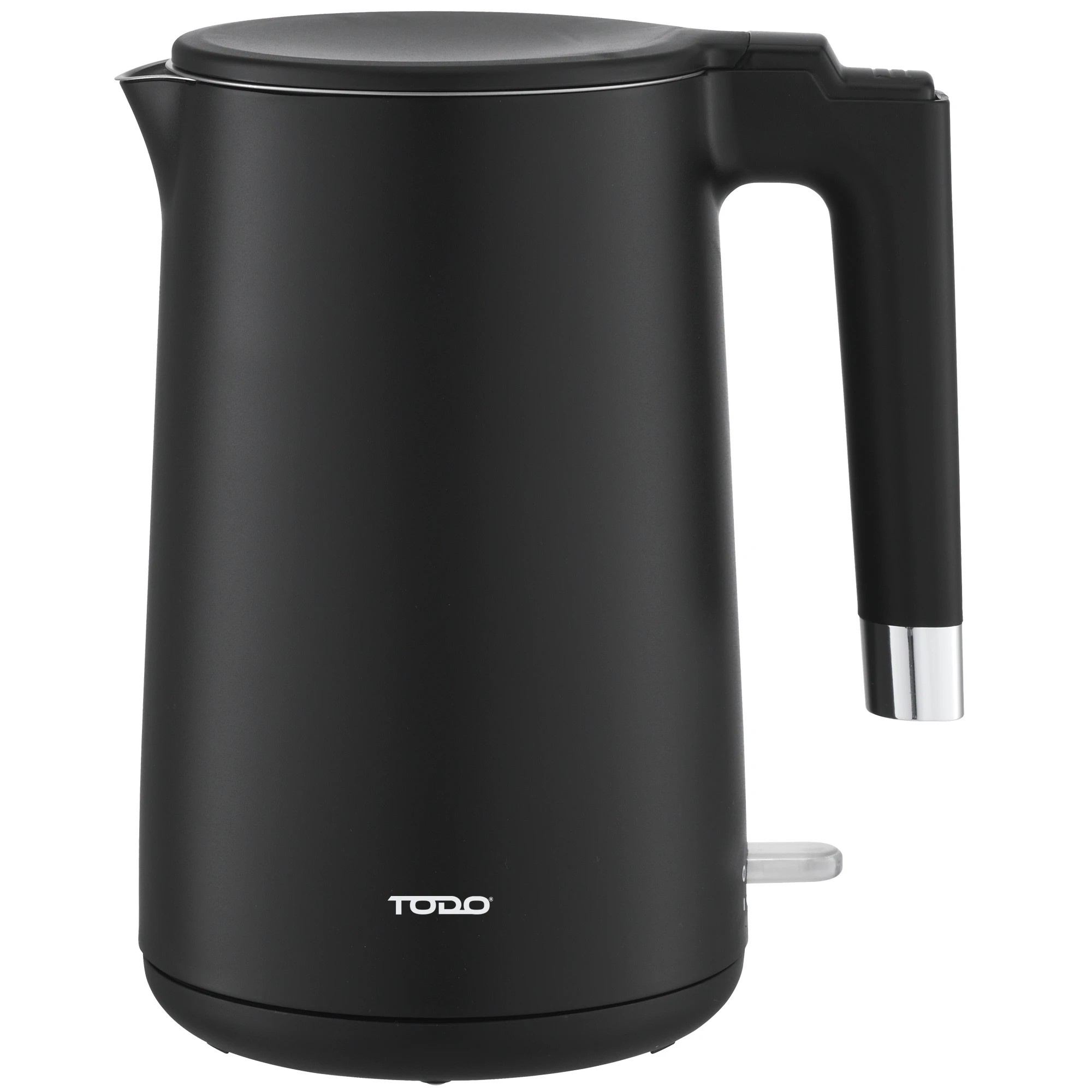 1 TODO 1.7L Electric Cordless Kettle Stainless Steel SUS304 Inner Jug - Black, 1 of 3