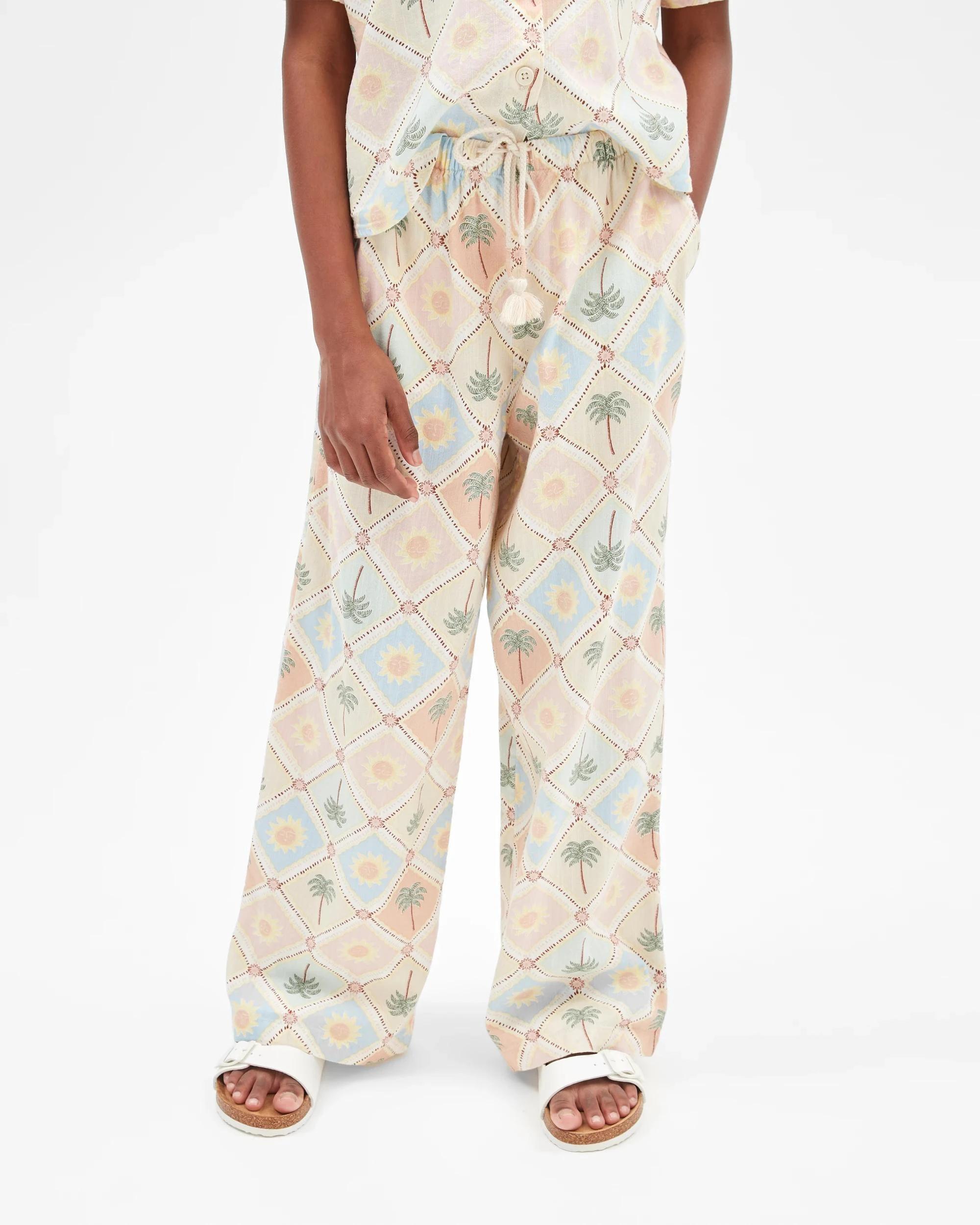 1 Target Wide Leg Pant TILE PRINT, 1 of 6