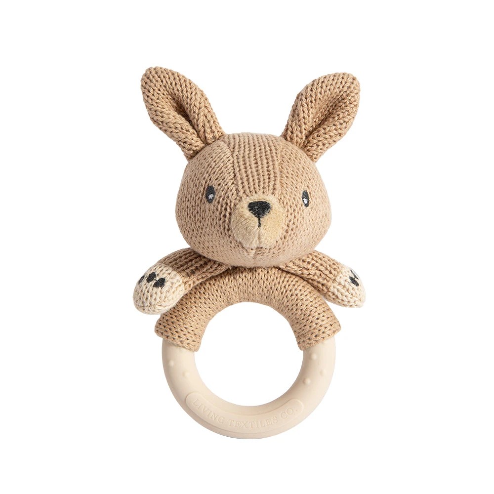 1 Australiana Ring Rattle - Kylie the Kangaroo - Assorted