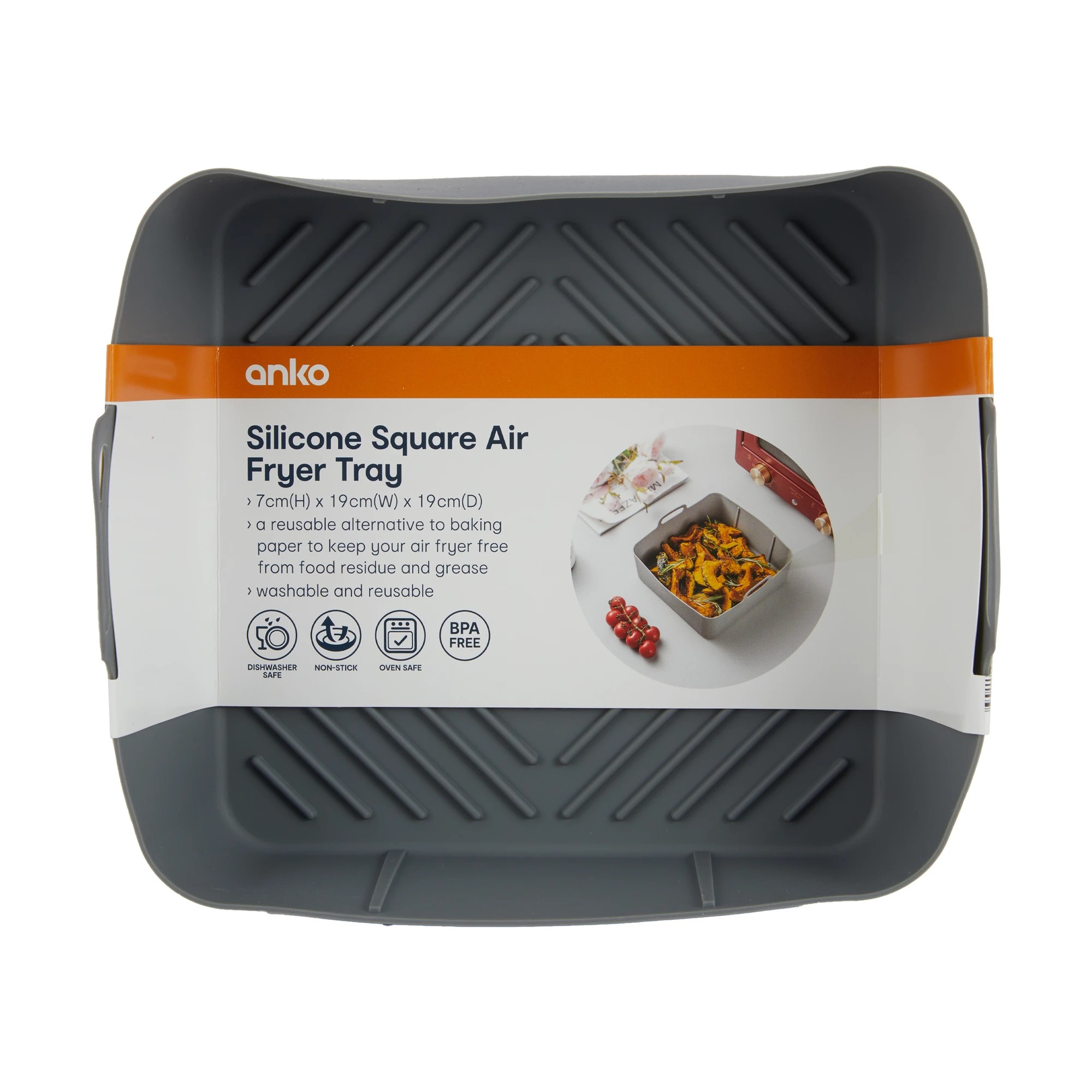 9 Silicone Square Air Fryer Tray, 9 of 9