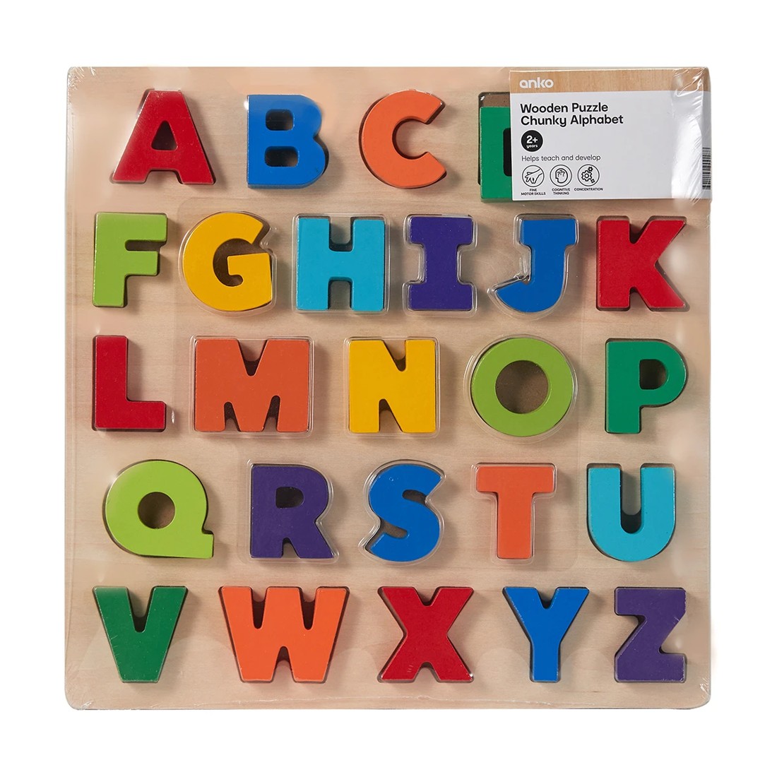 3 Learn the Alphabet Chunky Wooden Puzzle, 3 of 3