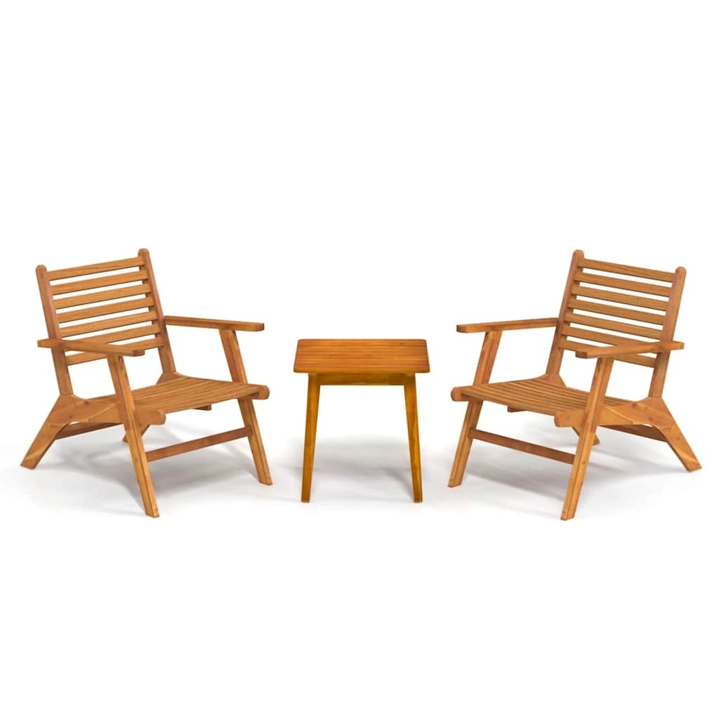 1 vidaXL Garden dining set Collapsible - Brown, 1 of 9