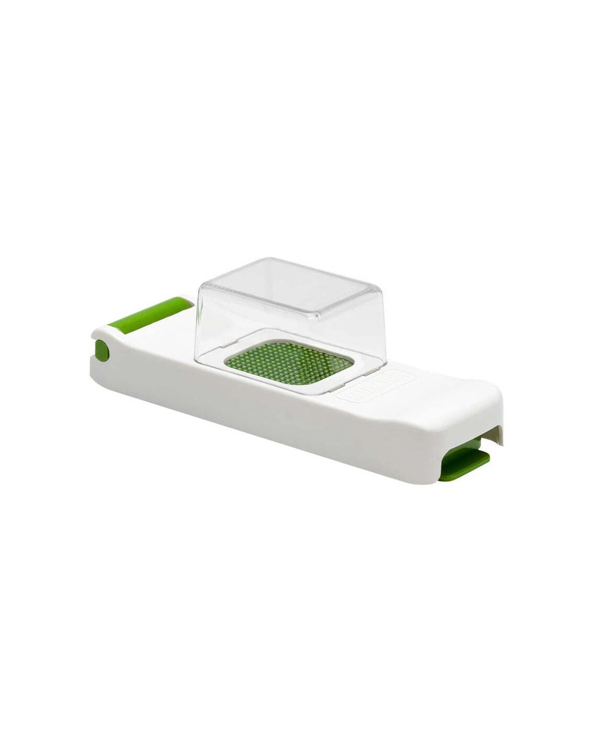 3 Alligator Mini Vegetable Chopper - Stainless Steel Blade Dishwasher Safe - White, 3 of 3