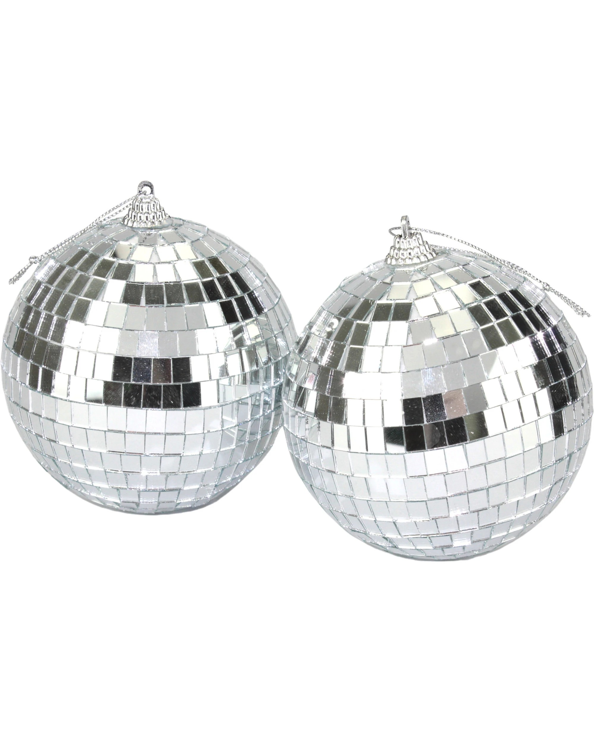 1 Partyrama Mirror Disco Balls 10cm Box of 2, 1 of 1