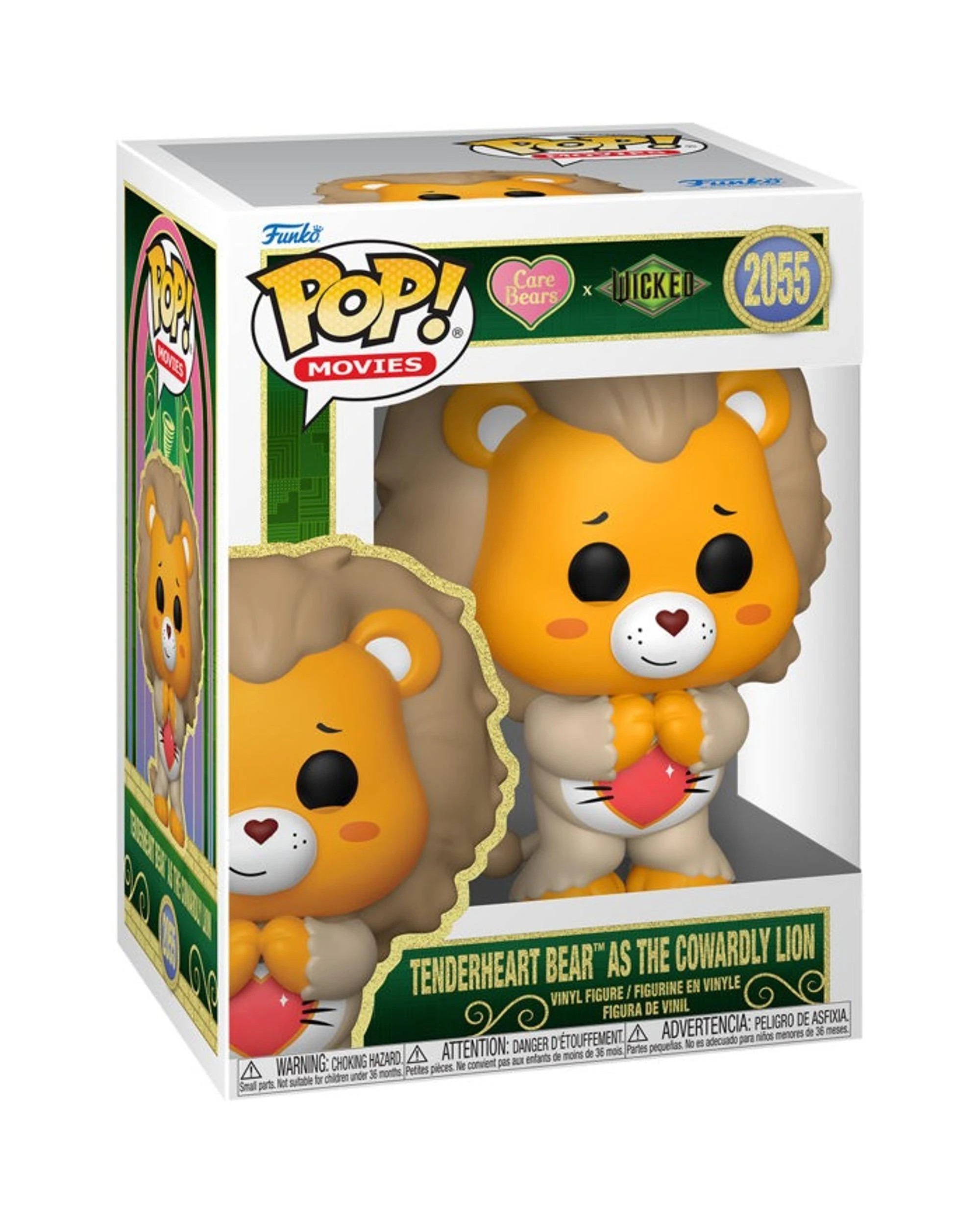3 Wicked X Care Bears Tenderheart Bear as The Cowardly Lion Funko POP! Vinyl, 3 of 3