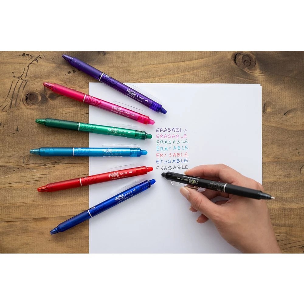 7 PILOT FriXion Clicker Erasable Gel Pen 0.7mm Black 2 Pack, 7 of 9