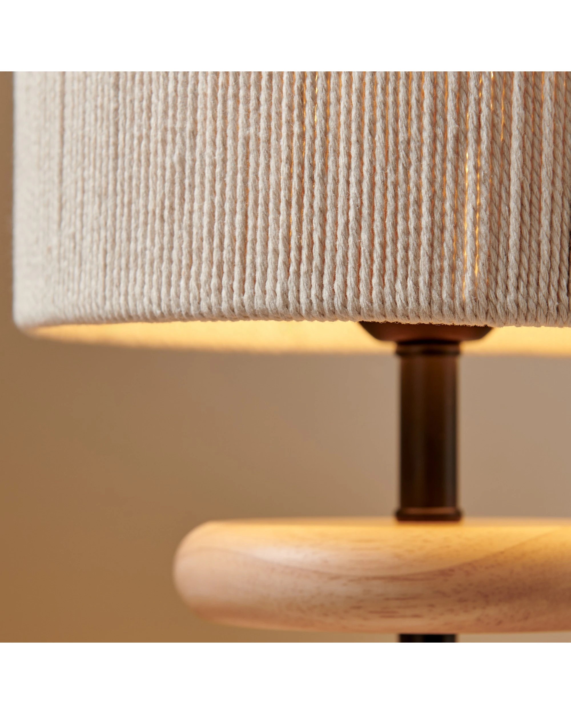 6 Sherwood Isle Wood Table Lamp - Natural, 6 of 9