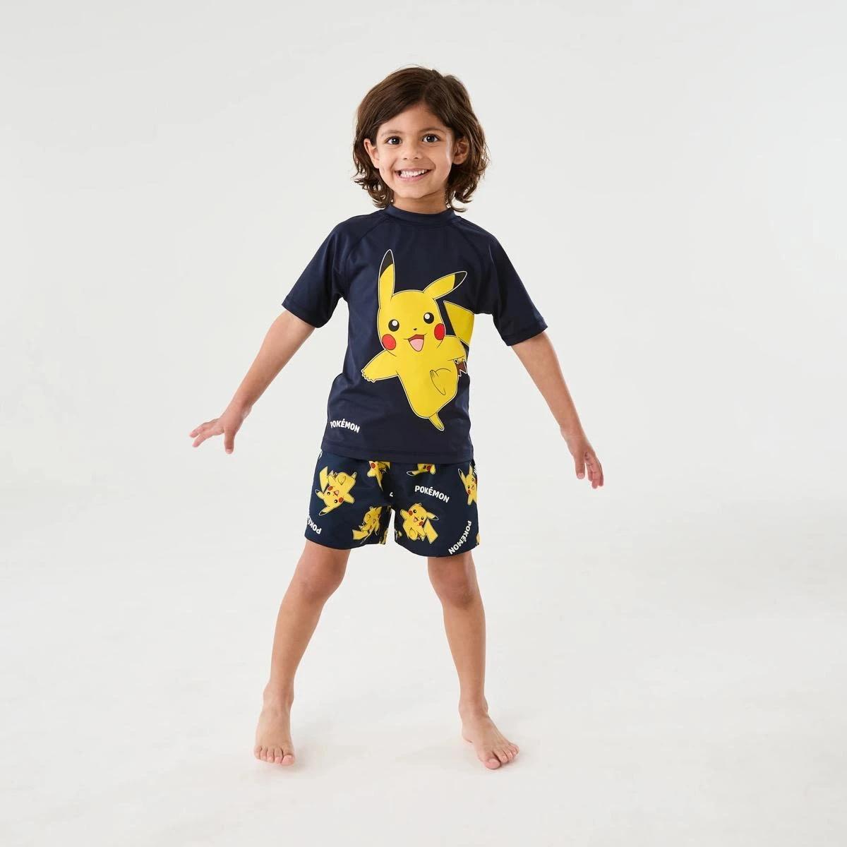 5 Pokemon License All Over Print Boardshorts DRESS BLUE PIKACHU, 5 of 6