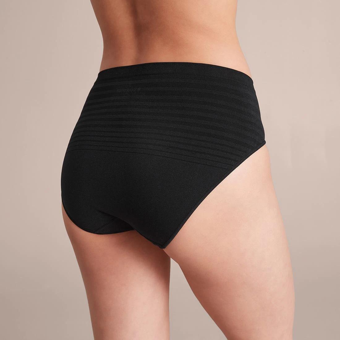 2 Target Fuller Figure 2 Pack Seamfree High Cut Briefs; Style: Lhc29837 BLACK, 2 of 10