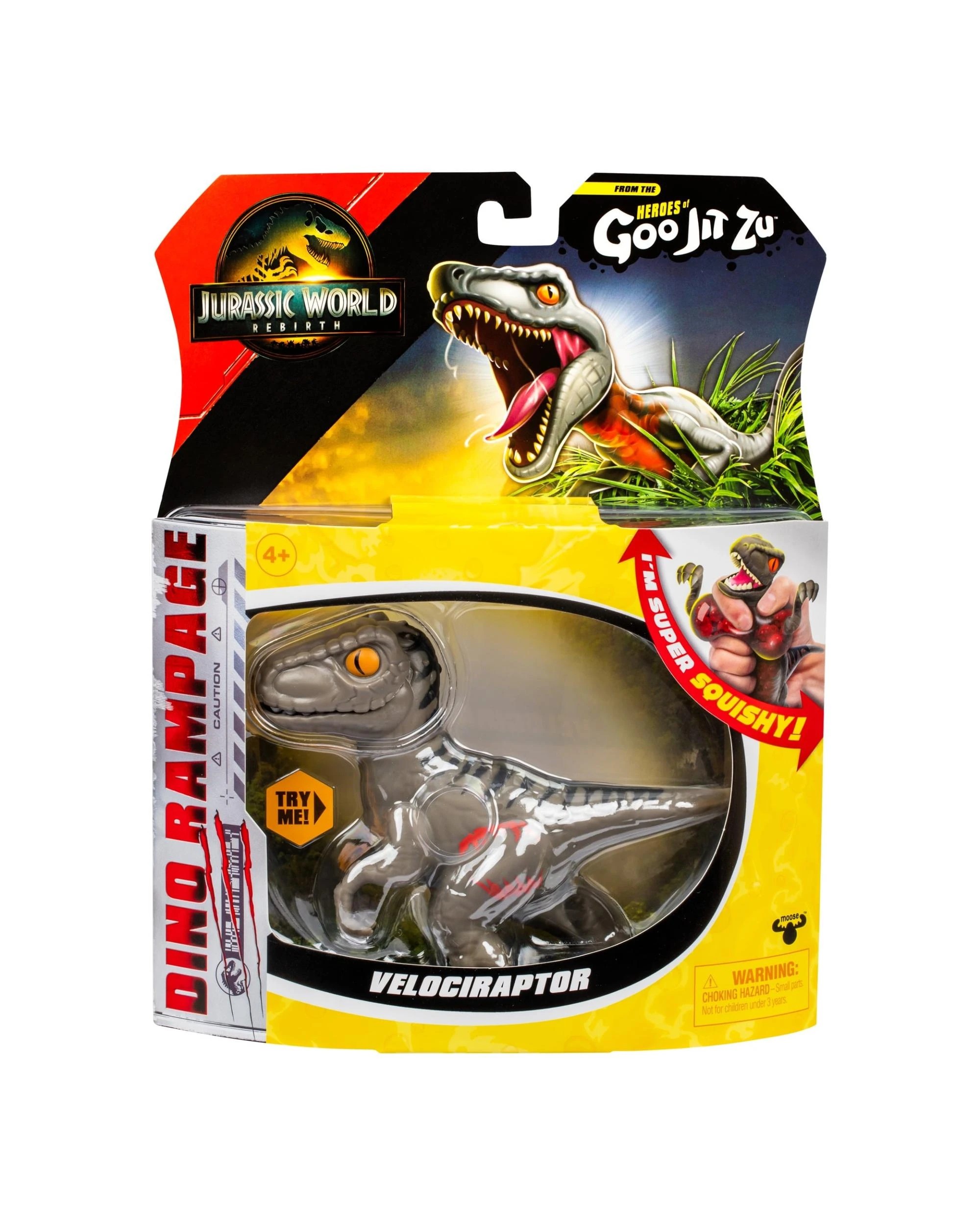8 Heroes of Goo-Jit-Zu Series 6 Hero Pack Jurassic World Rebirth Velociraptor, 8 of 10