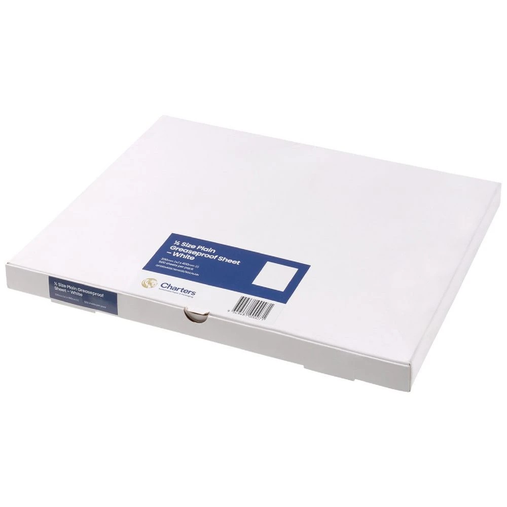 1 1/2 Cut Greaseproof Paper 500 Pack White, 1 of 1