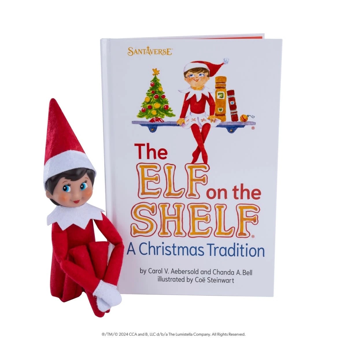 3 The Elf on the Shelf Girl Elf: A Christmas Tradition by Carol V. Aebersold and Chanda A. Bell - Book, 3 of 8