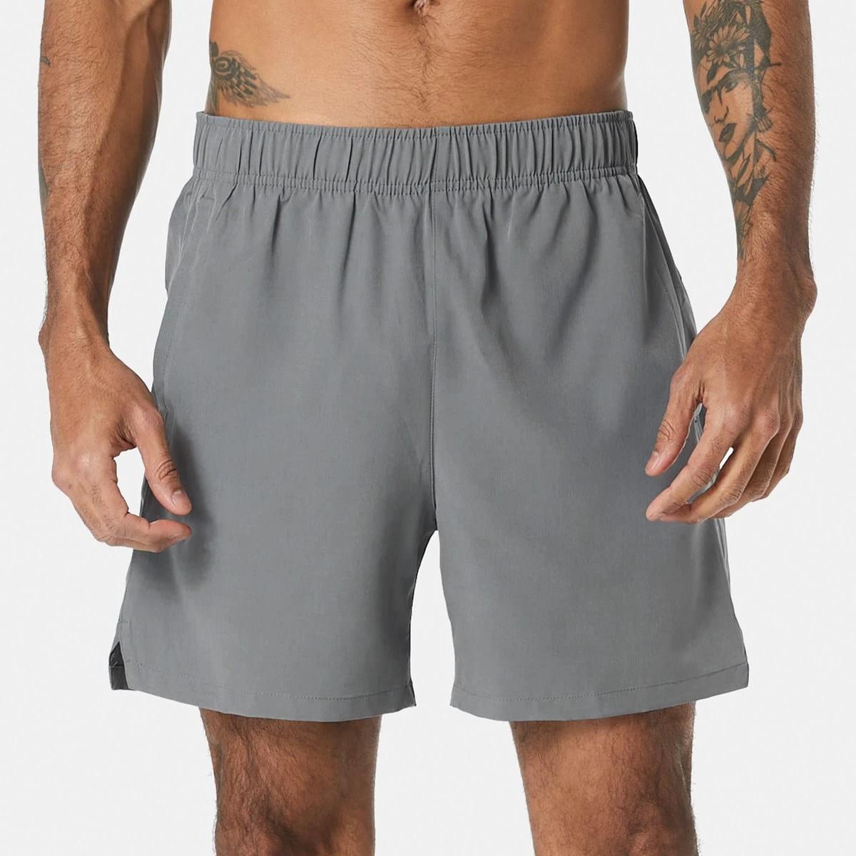 1 Active Mens Woven Stretch Shorts QUIET SHADE, 1 of 6
