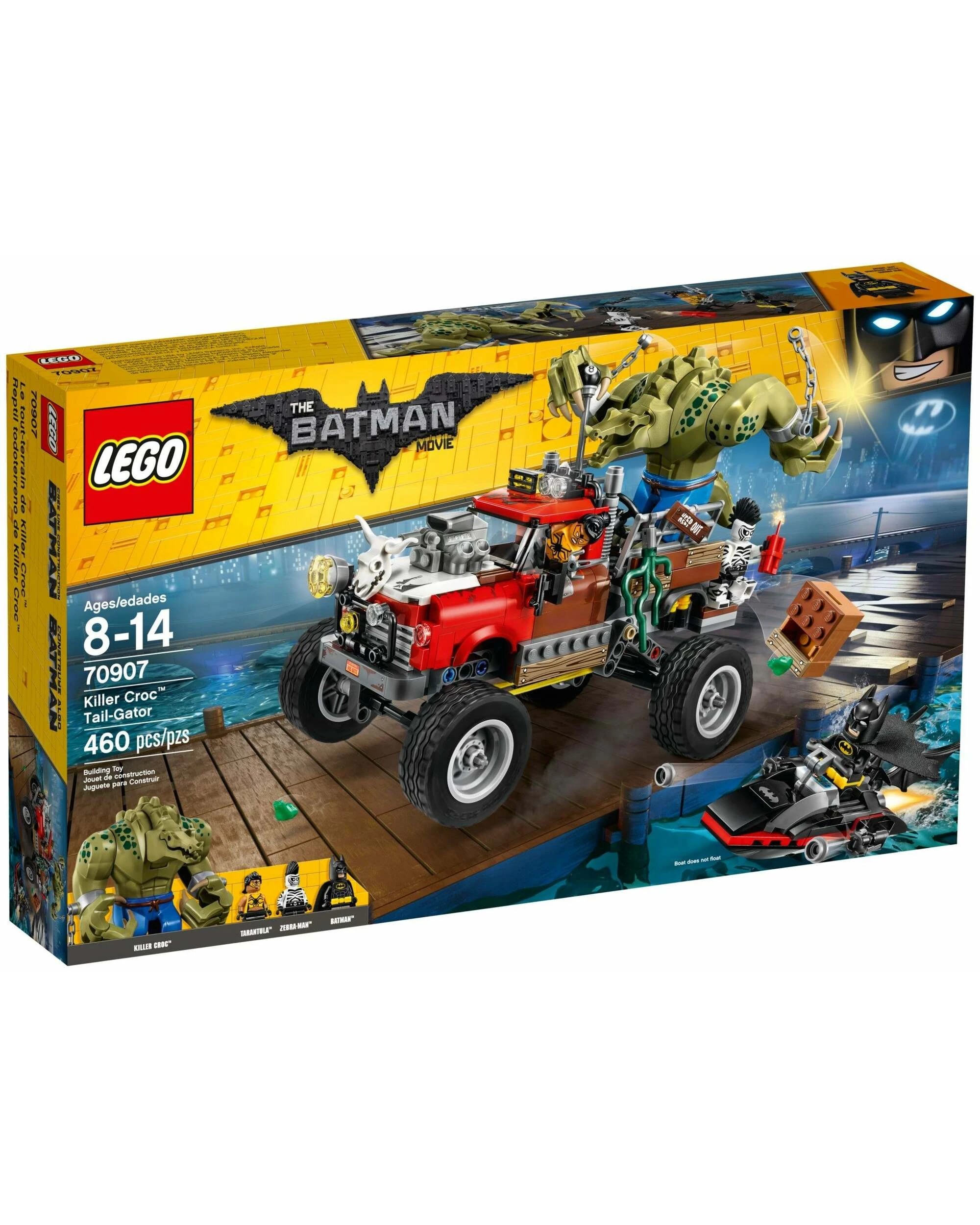 1 LEGO 70907 Killer Croc Tail-Gator Pursuit Batski, 1 of 5