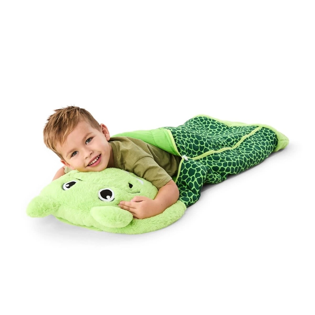 2 Plush Sleeping Bag - Dino, 2 of 10