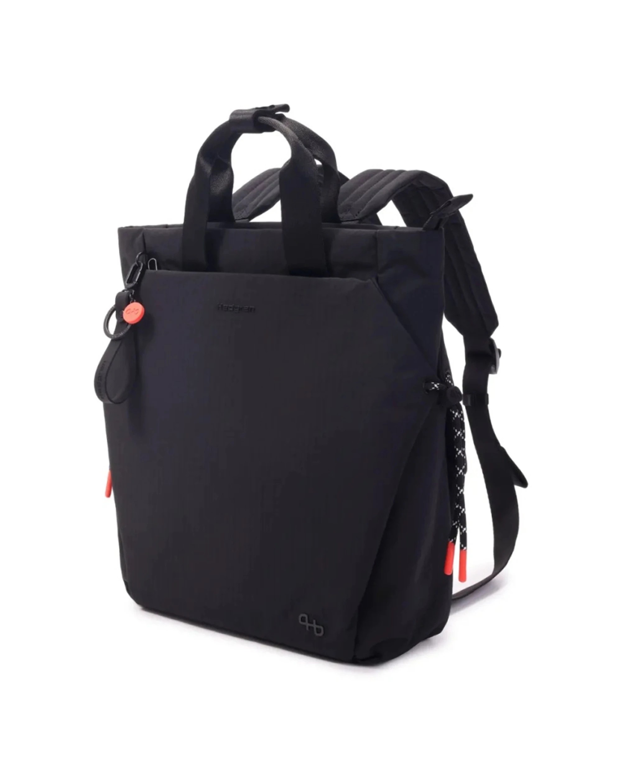 3 Hedren Norio Unisex Small Backpack Padded Tablet Sleeve 6.9L Polyester Material - Black, 3 of 6